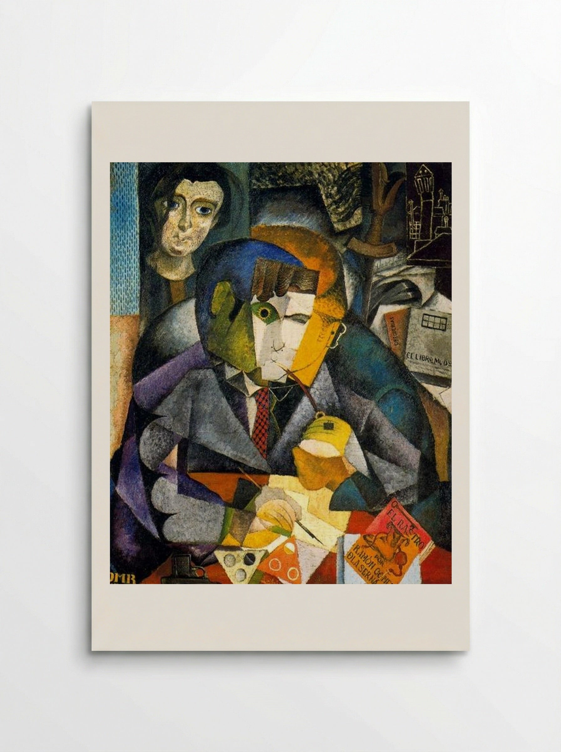 Portrait of Ramon Gomez de la Serna - Diego Rivera - Poster