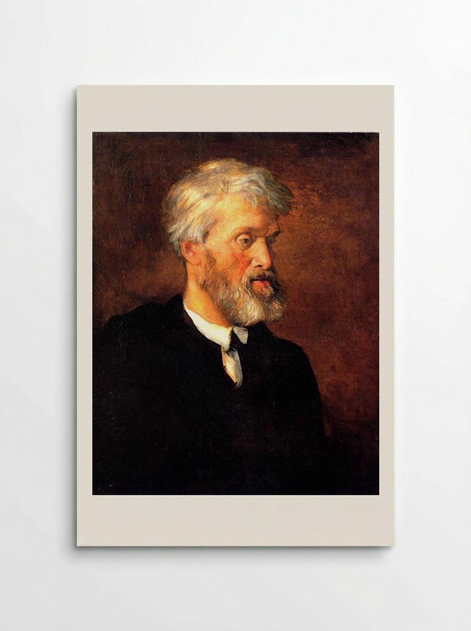 Portrait of Thomas Carlyle - George Frederick Watts - Poster