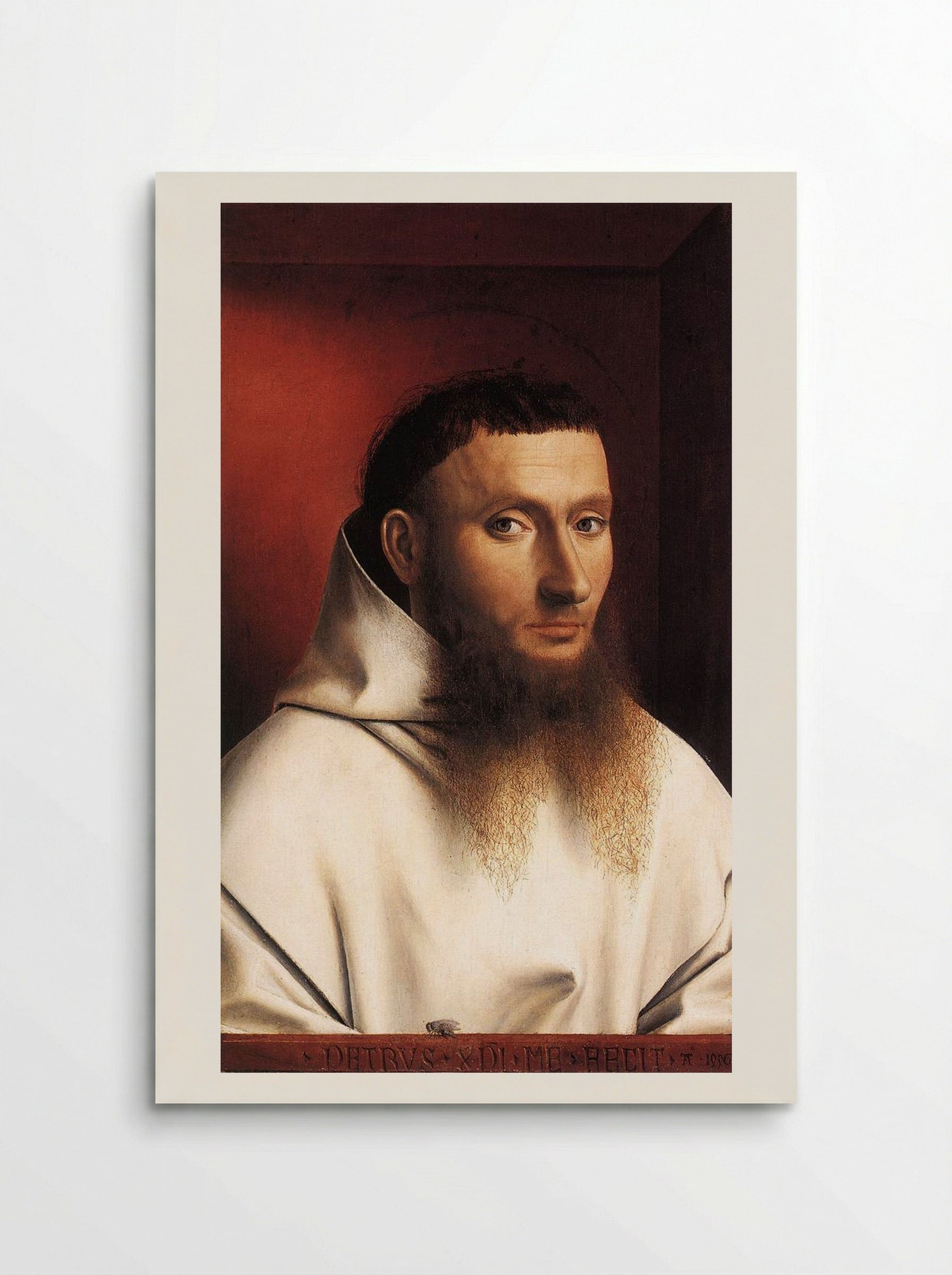 Portrait of a Carthusian - Petrus Christus - Poster