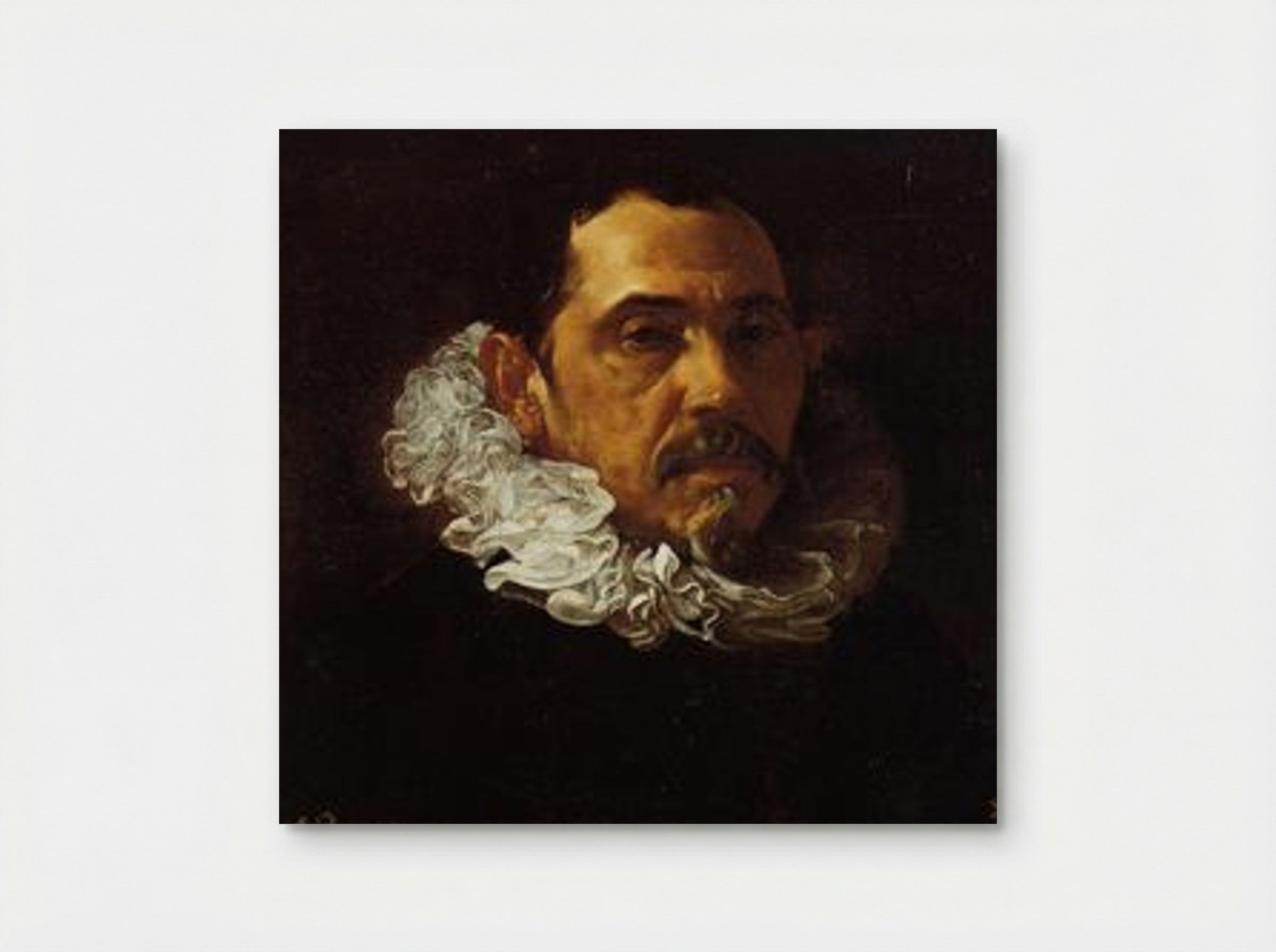Portrait of a Man with a Goatee - Diego Velázquez - Poster