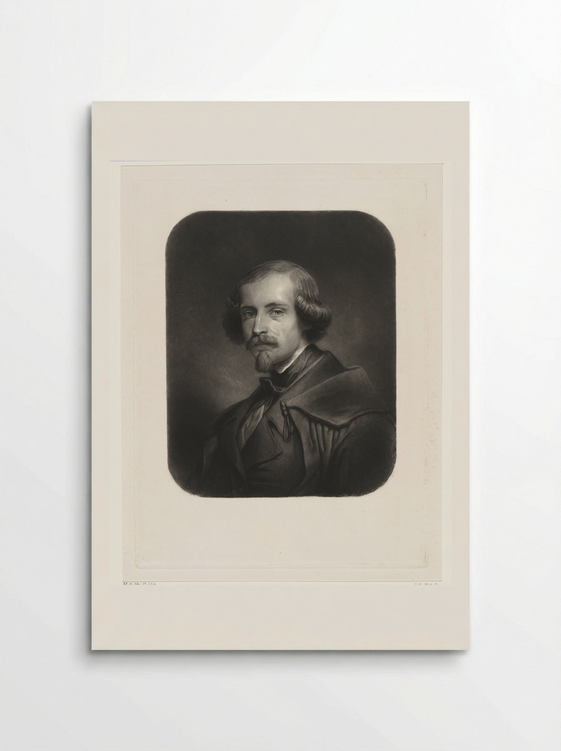 Portrait of a Man - Johann Wilhelm Kaiser (I) - Poster