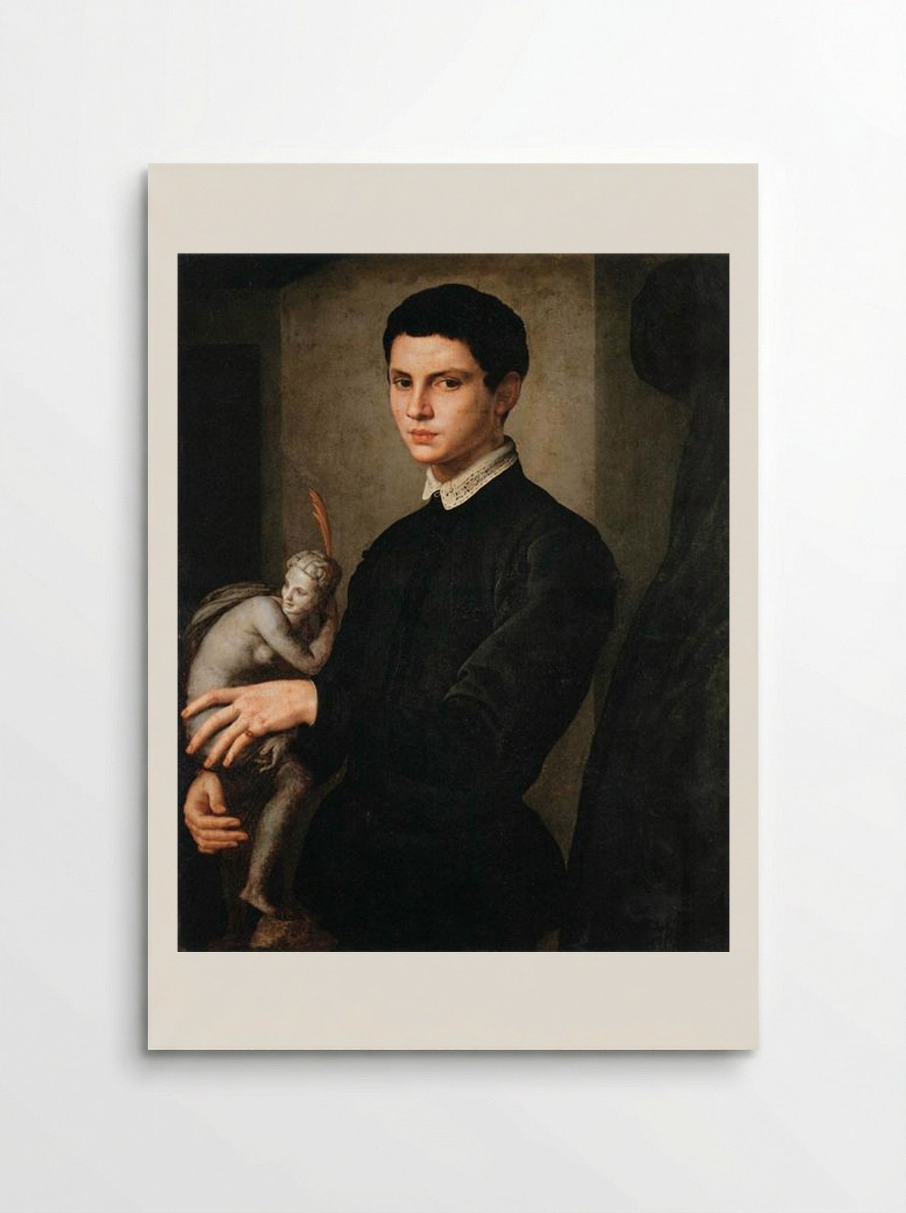 Portrait of a Sculptor - Agnolo Bronzino - Poster