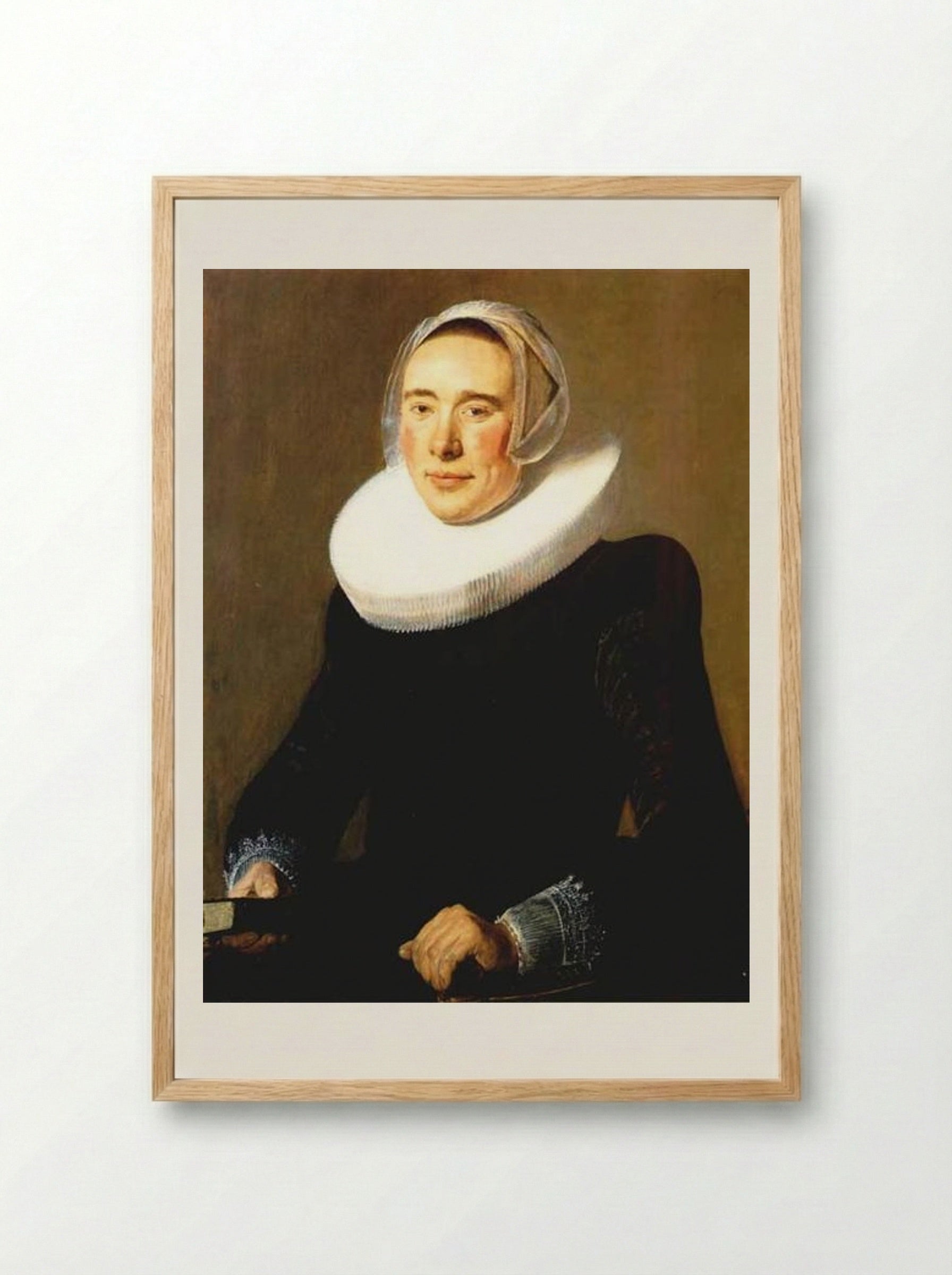 Portrait of a Woman - Judith Leyster - Framed Print Wood