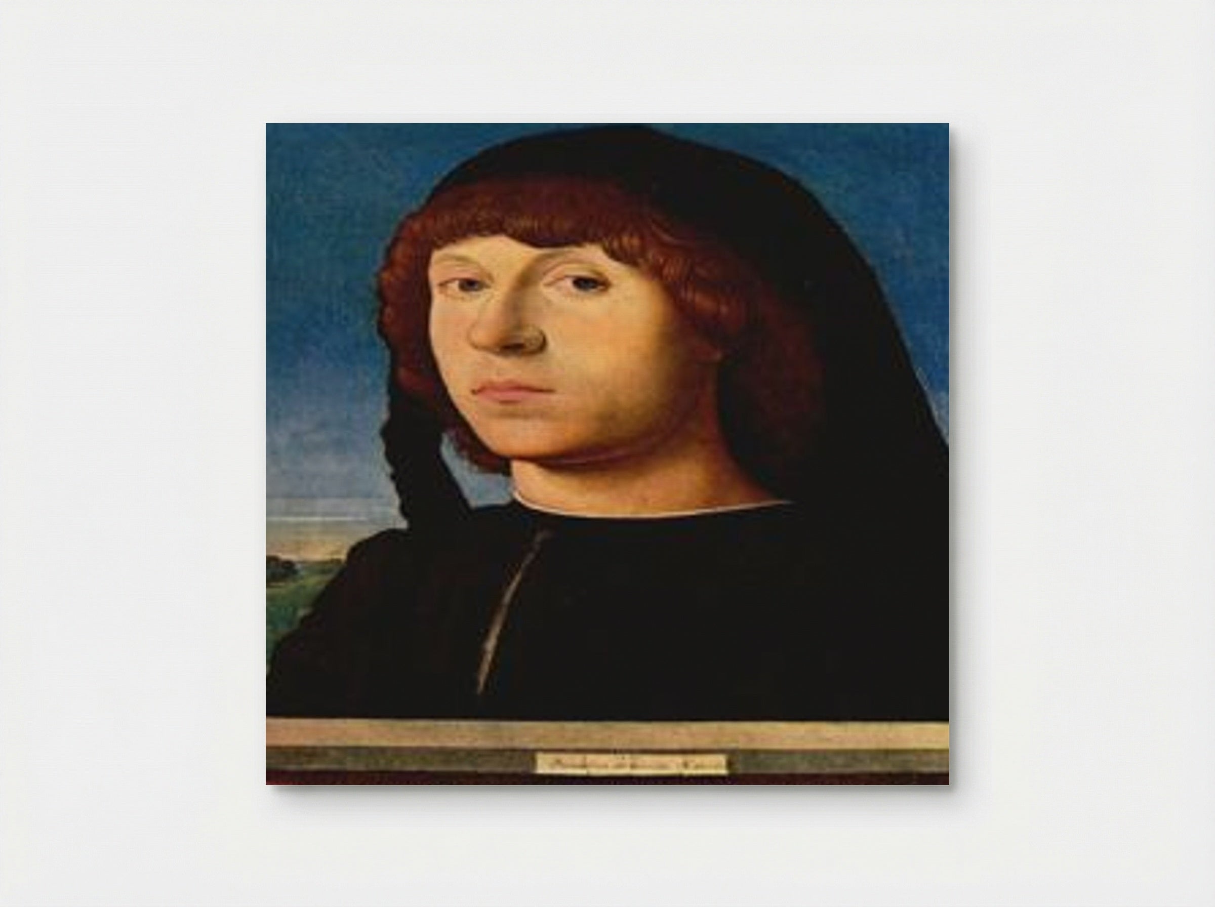 Portrait of a Young Man - Antonello da Messina - Poster