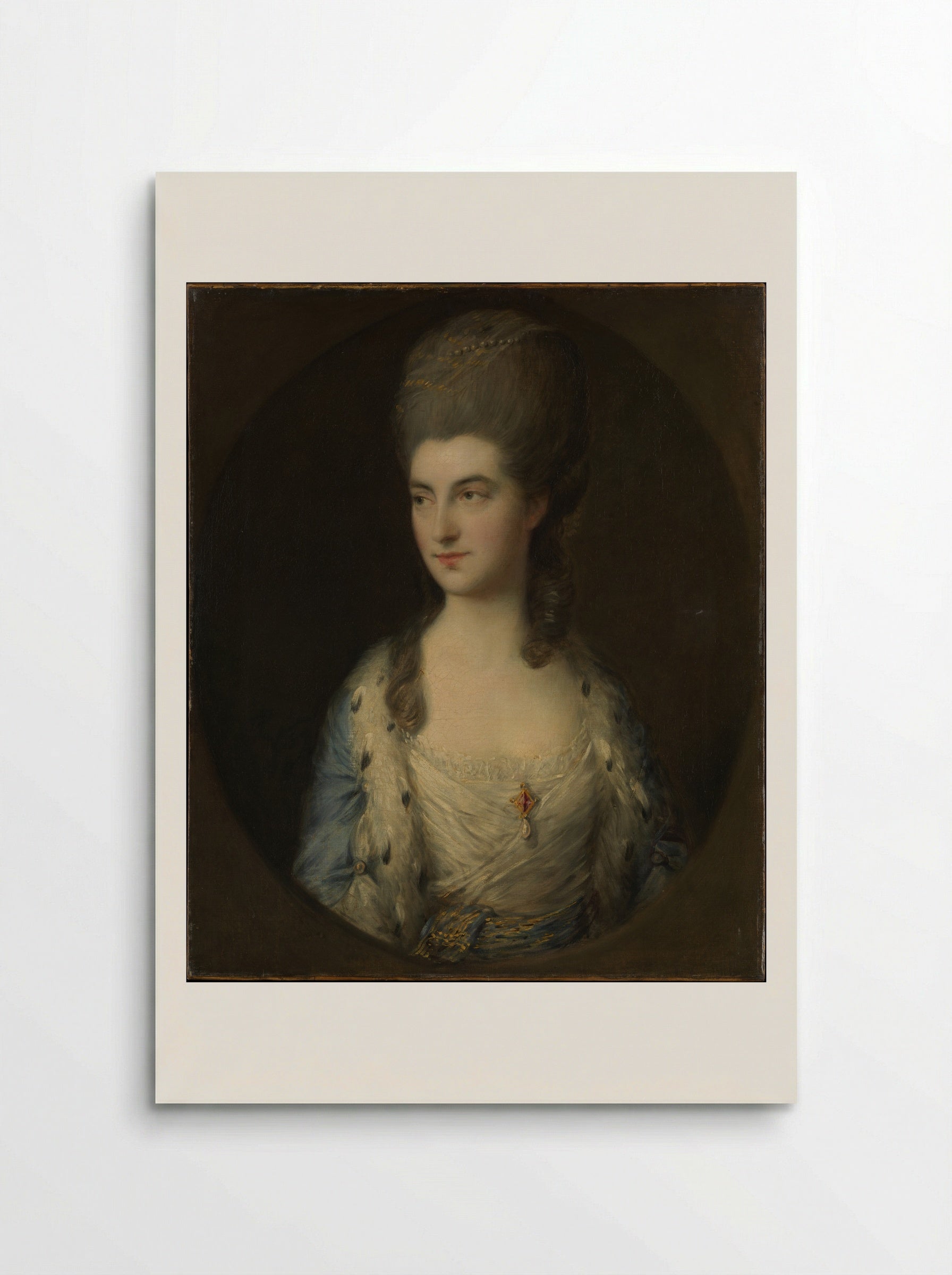 Portrait of a Young Woman, Called Miss Sparrow - Thomas Gainsborough - Poster
