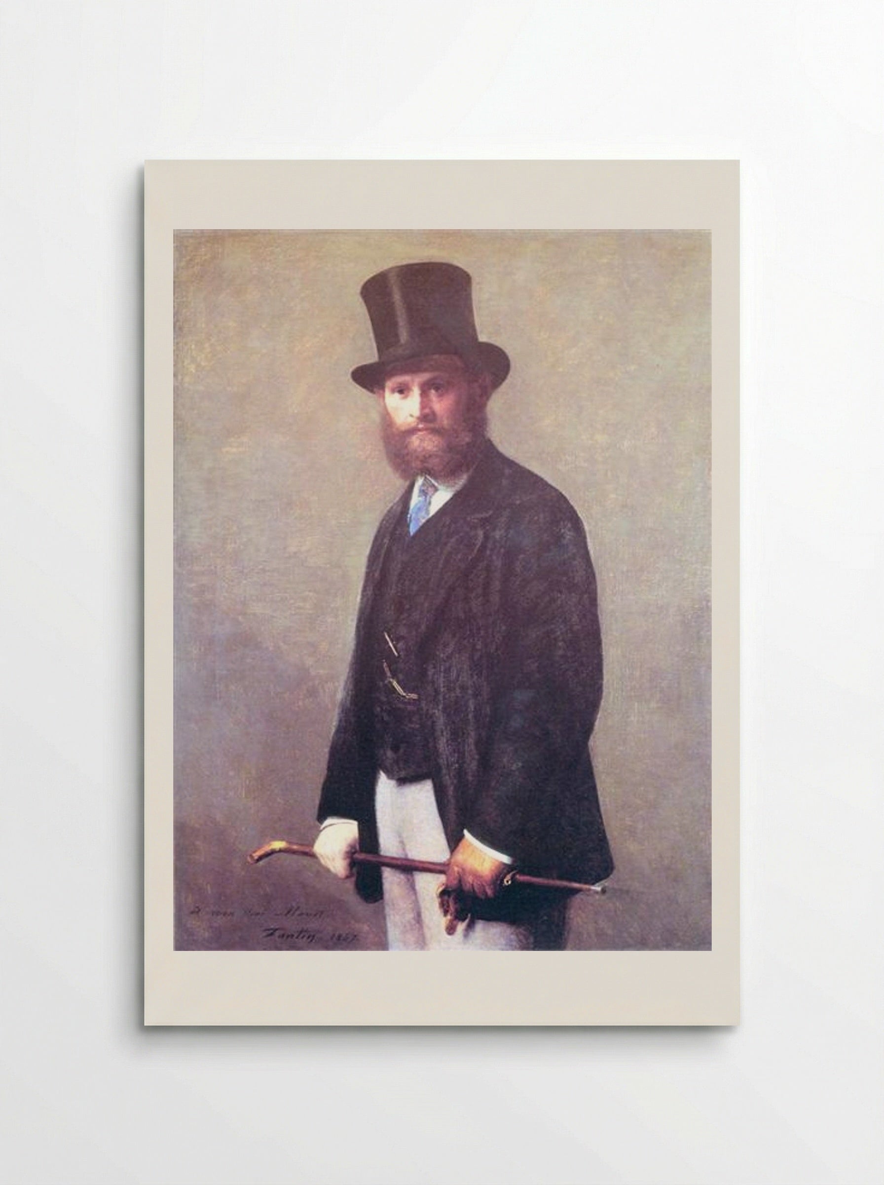 Portrait of Édouard Manet - Henri Fantin-Latour - Poster