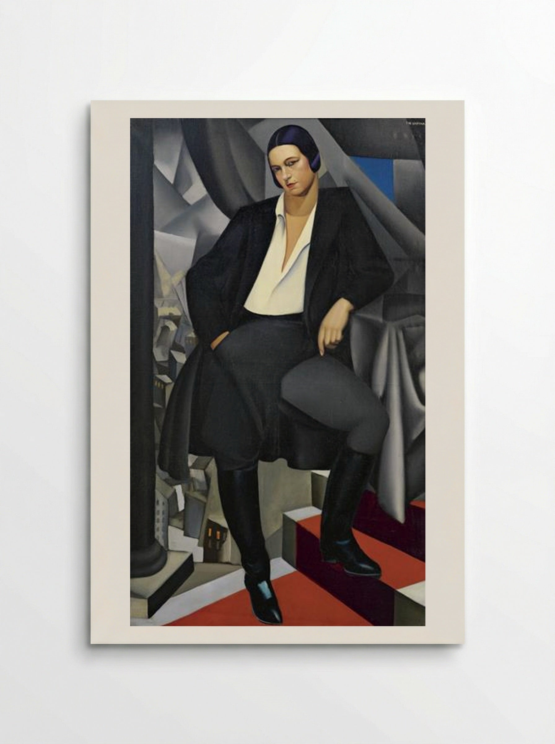 Portrait of the Duchess of La Salle - Tamara de Lempicka - Poster