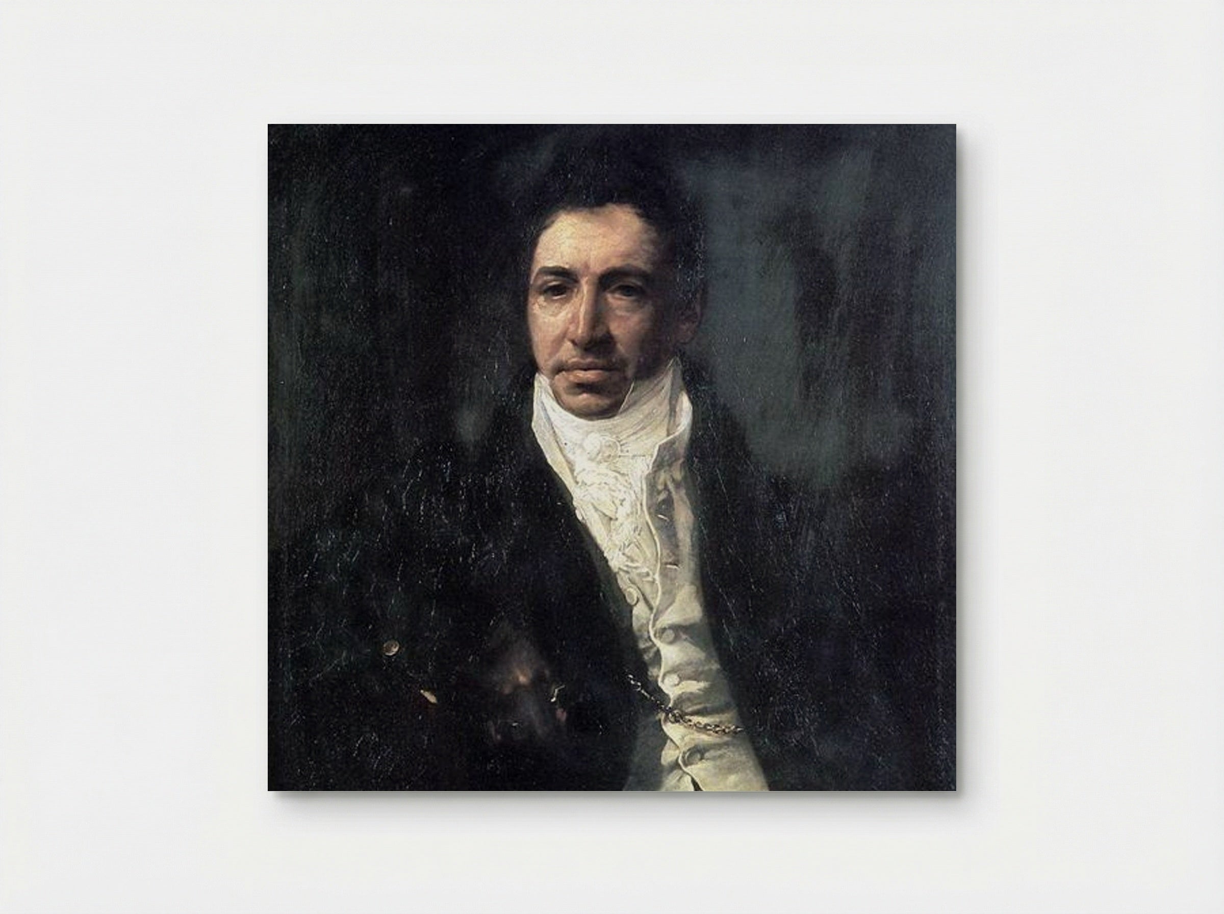 Portrait of the Secretary of State Piotr Kikin - Karl Bryullov - Poster