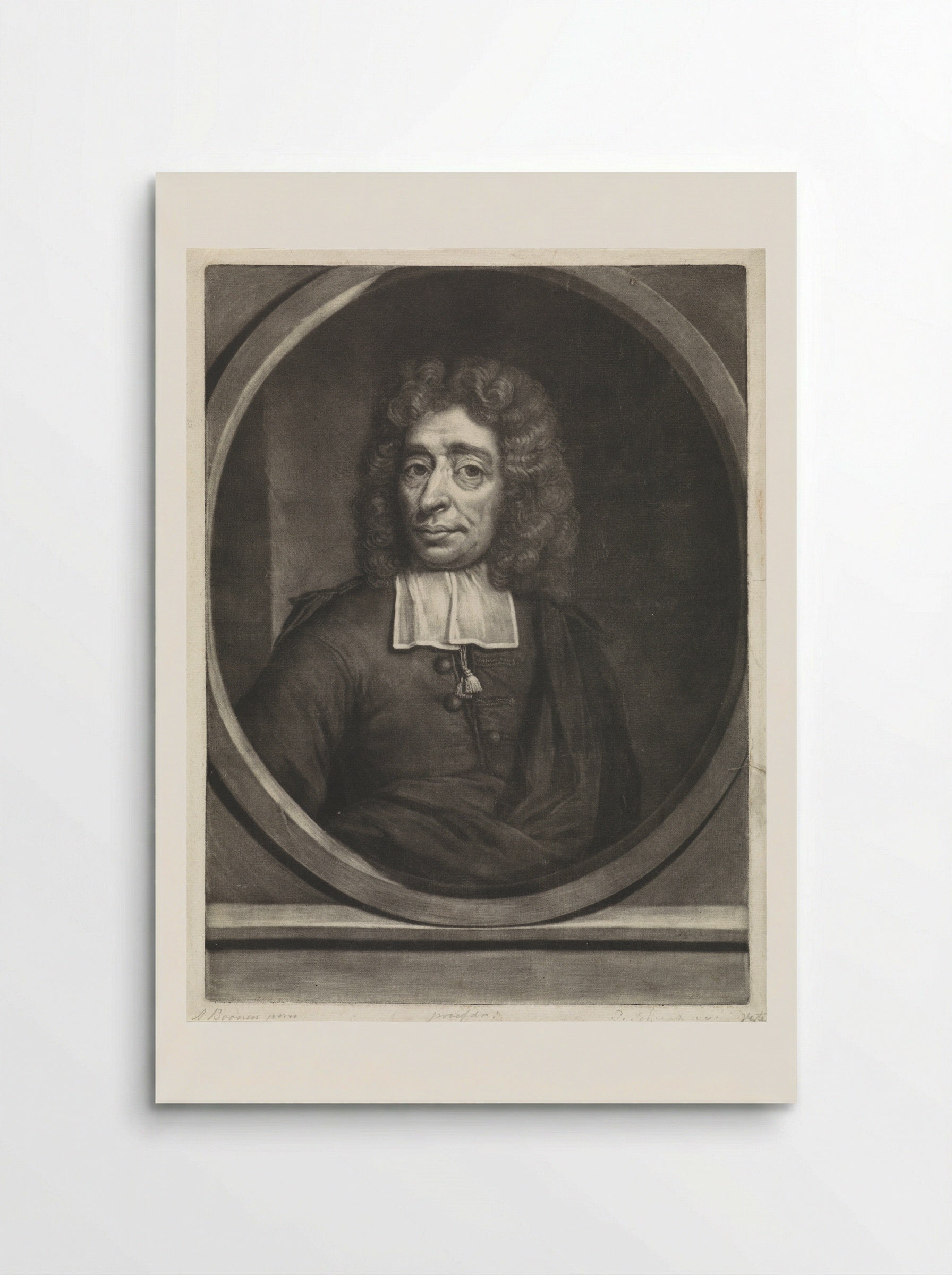 Portret van Jacobus Streso - Frederik Boonen - Poster