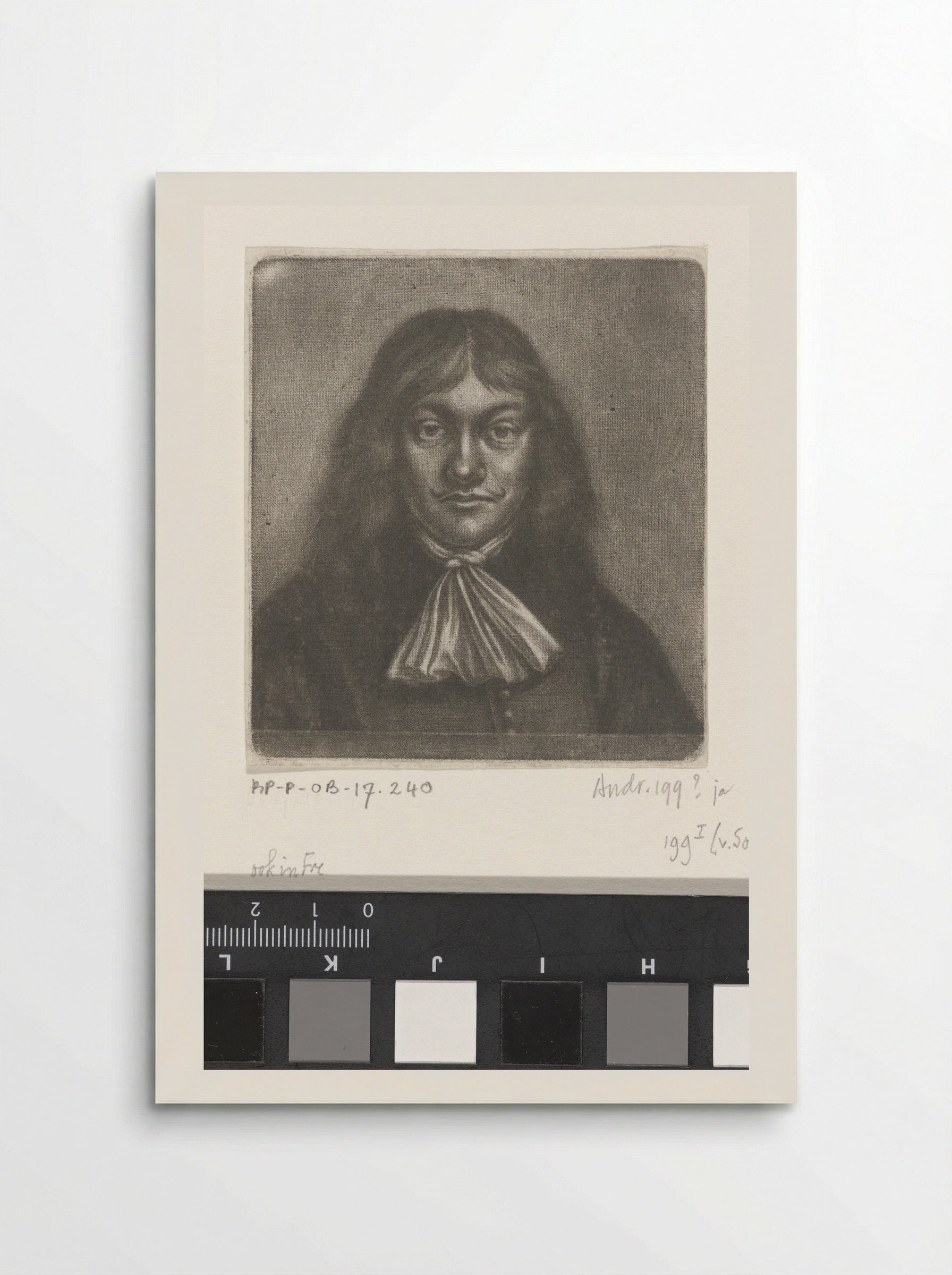 Portret van Paulus Grundherr - Johann Friedrich Leonard - Poster