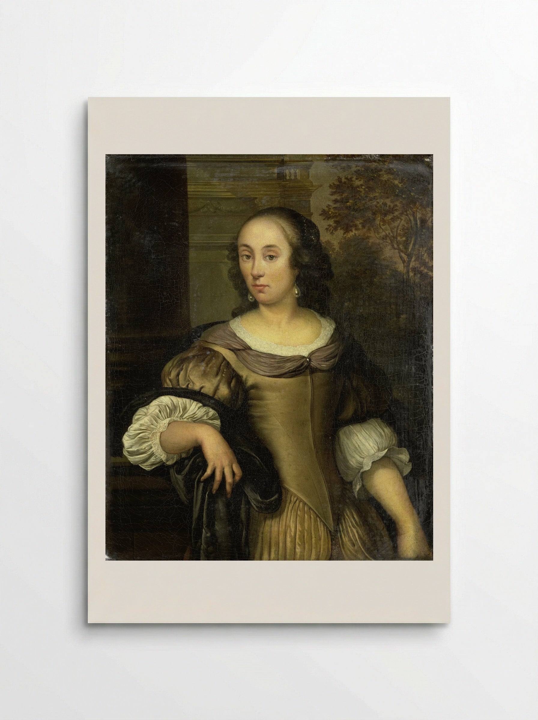 Portret van een jonge vrouw - Eglon van der Neer - Poster