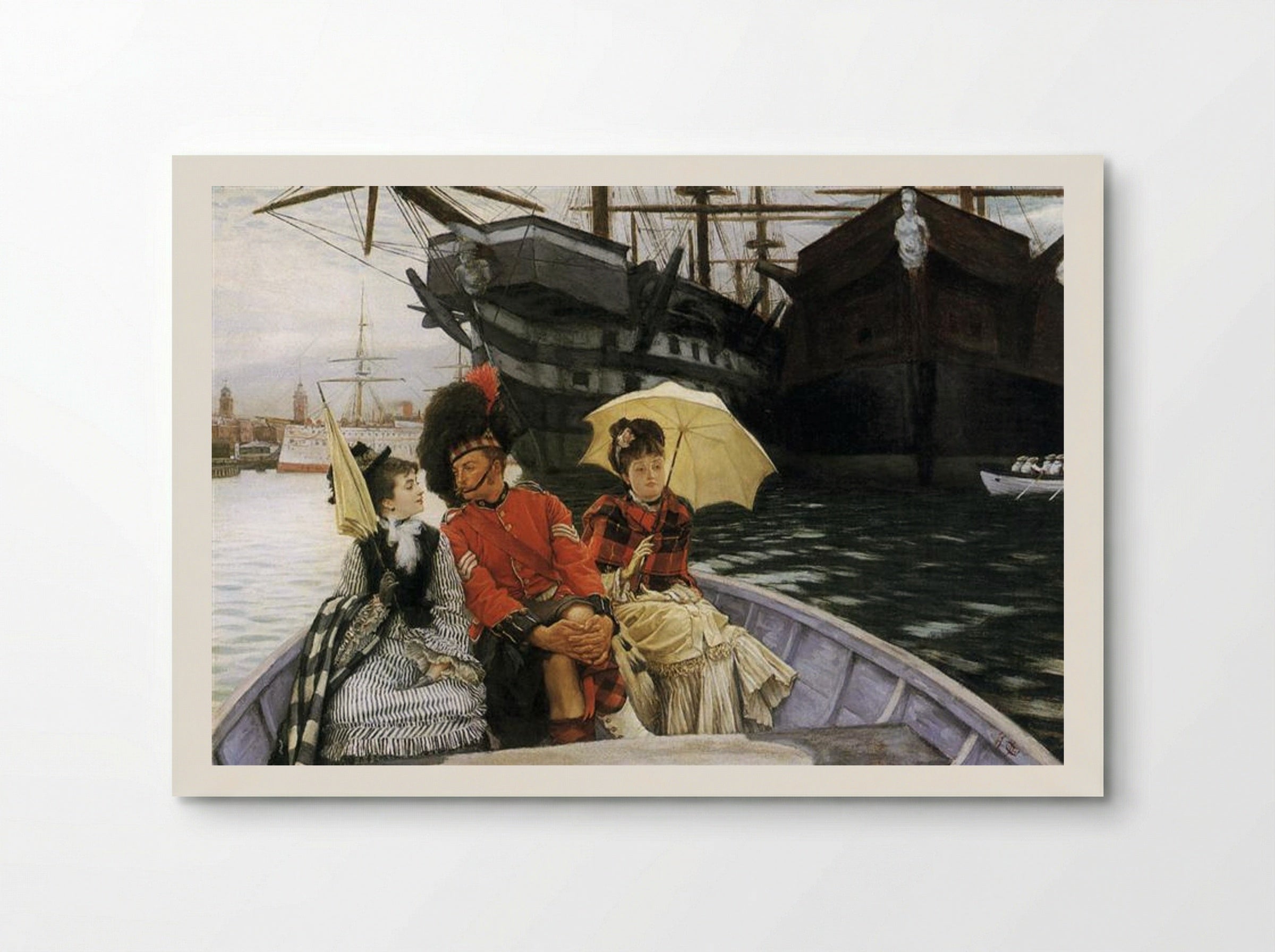 Portsmouth Dockyard - James Tissot - Poster