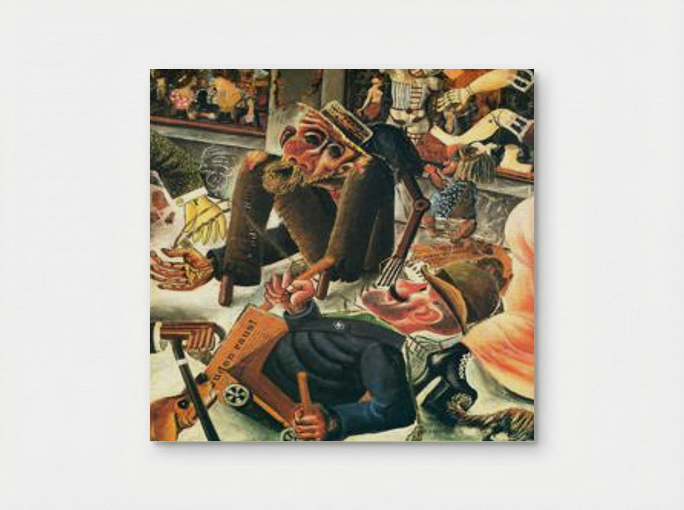 Pragerstrasse - Otto Dix - Poster