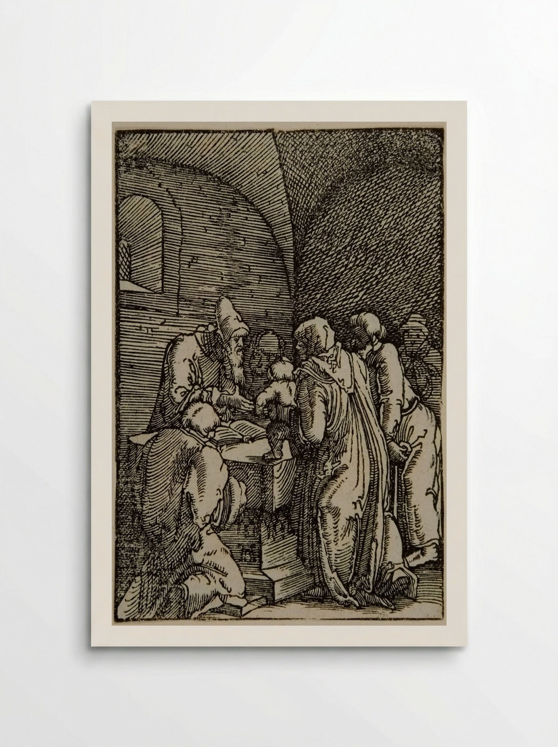 Presentation in the Temple - Albrecht Altdorfer - Poster