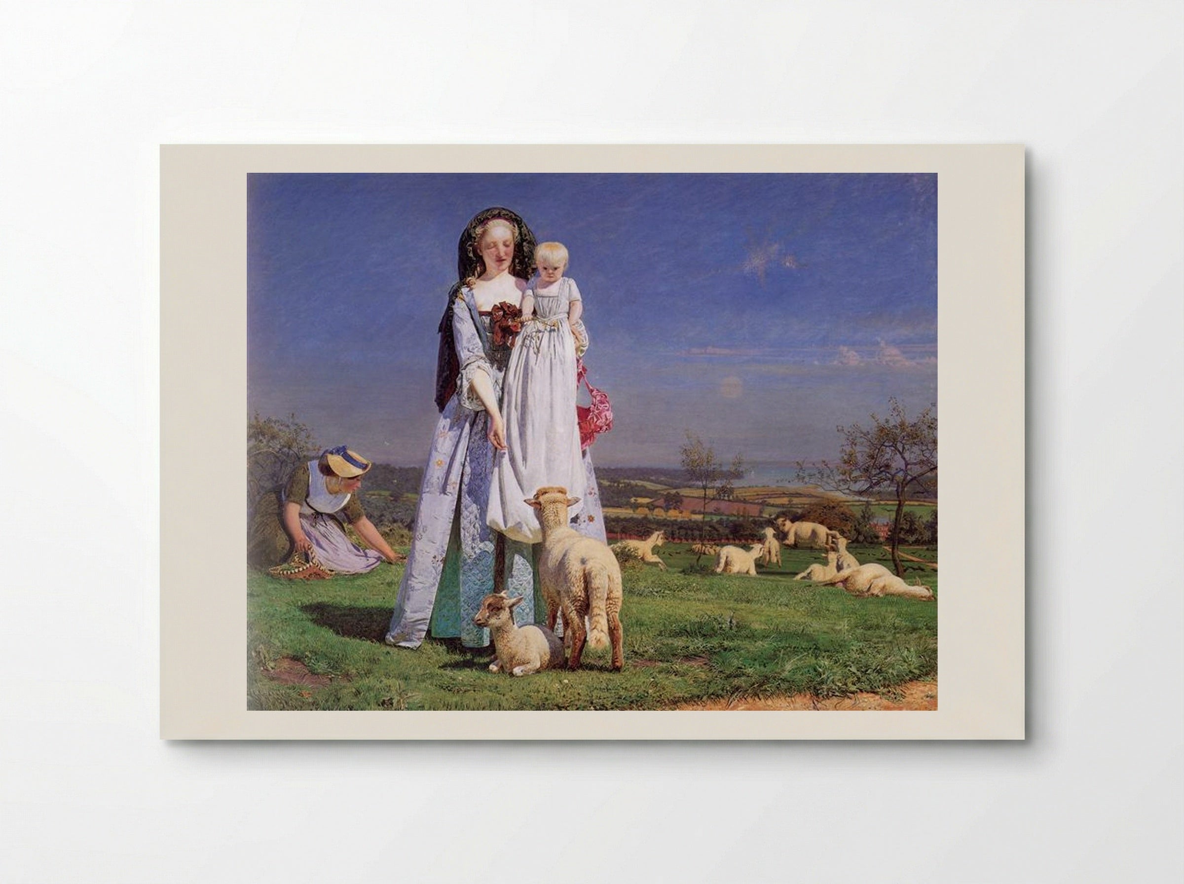 Pretty Baa-Lambs - Ford Madox Brown - Poster