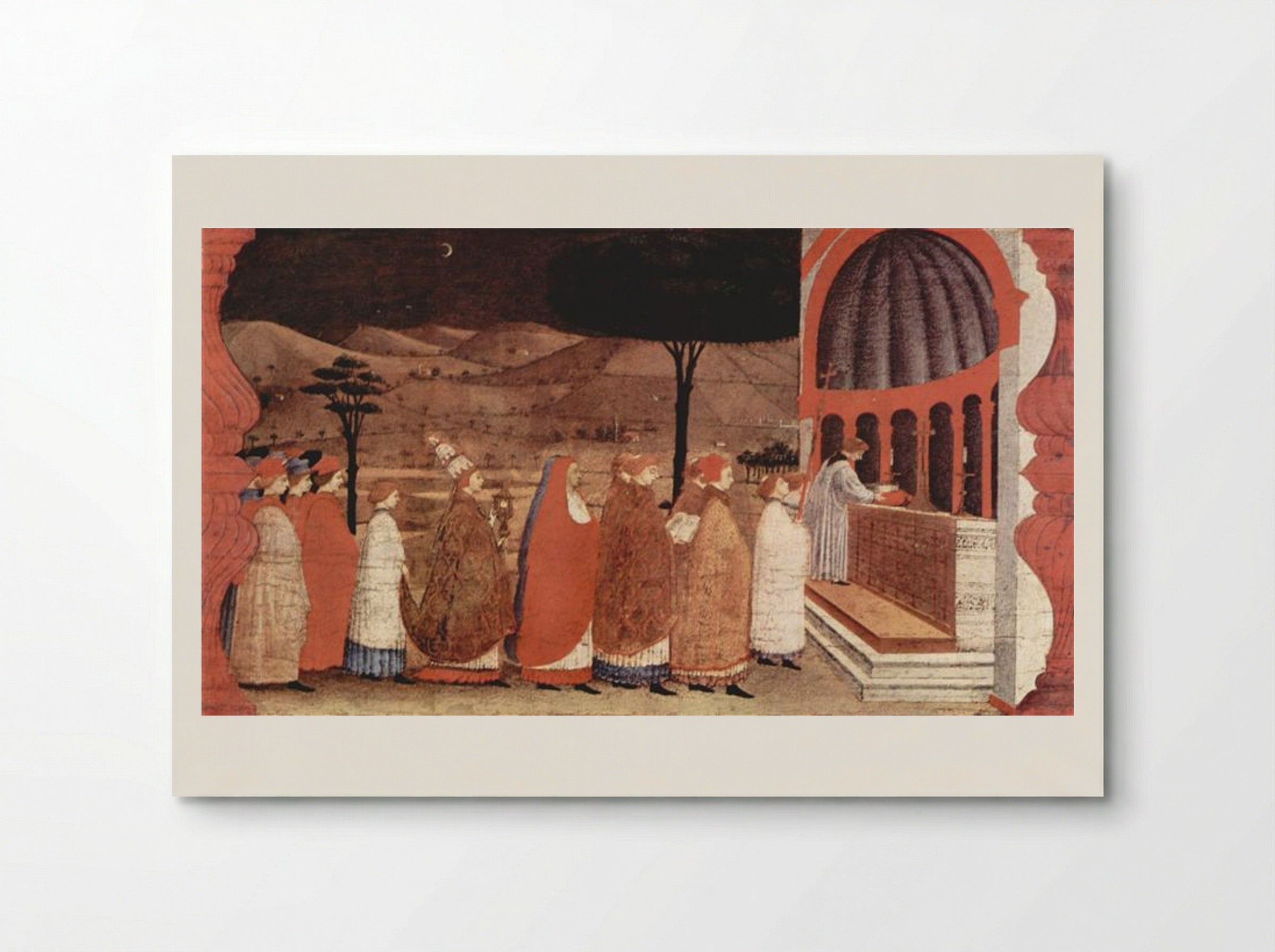 Procession of the Confraternity of the Corpus Domini - Paolo Uccello - Poster