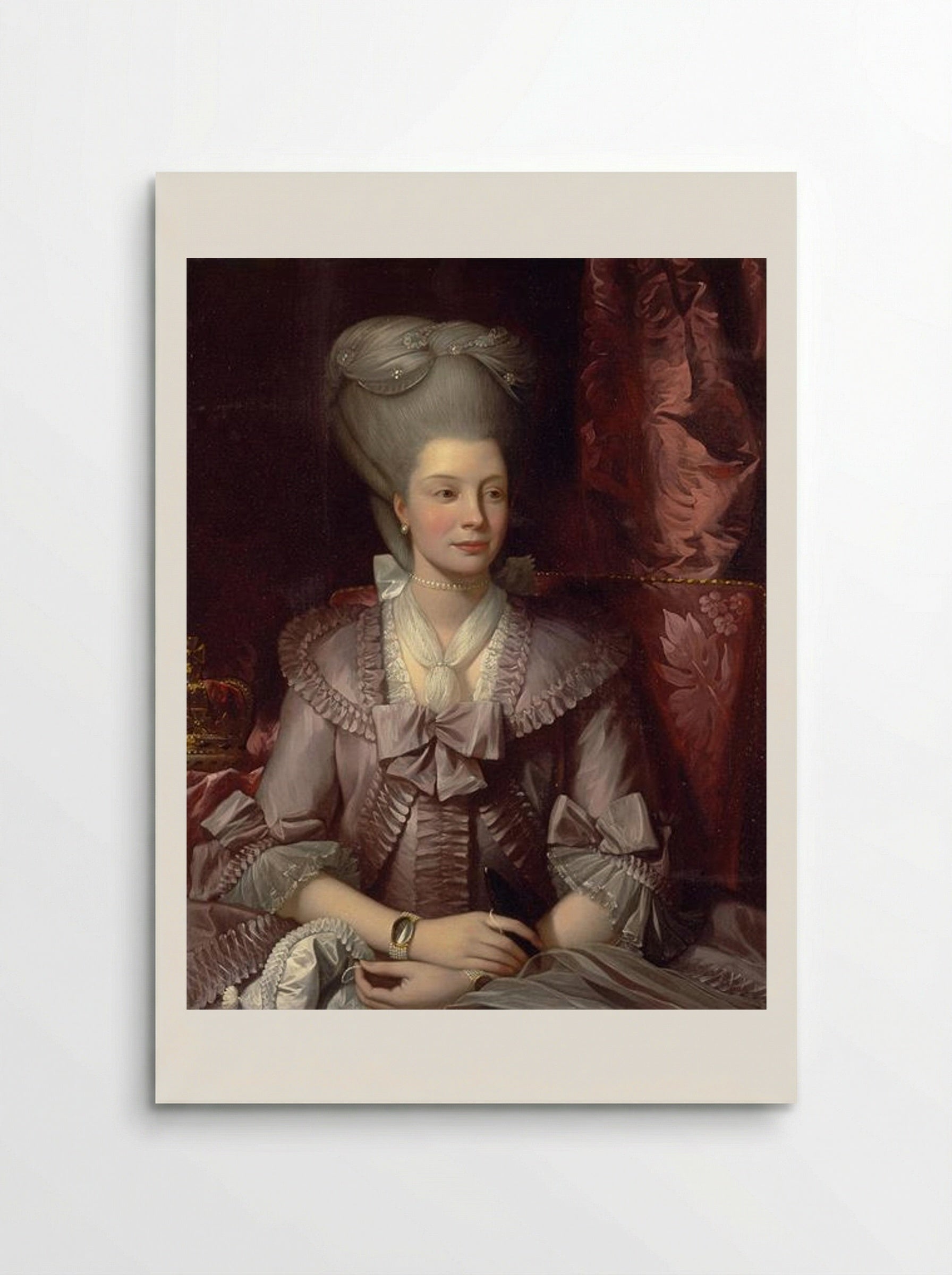 Queen Charlotte - Benjamin West - Poster