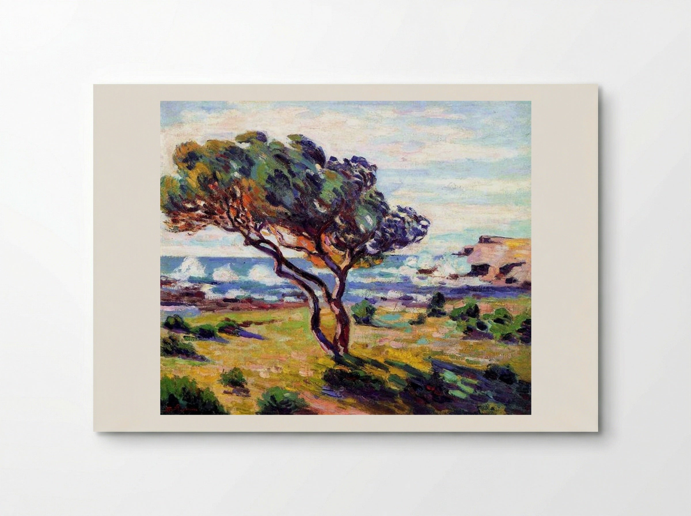 Rafales de vent, Le Brusc - Armand Guillaumin - Poster