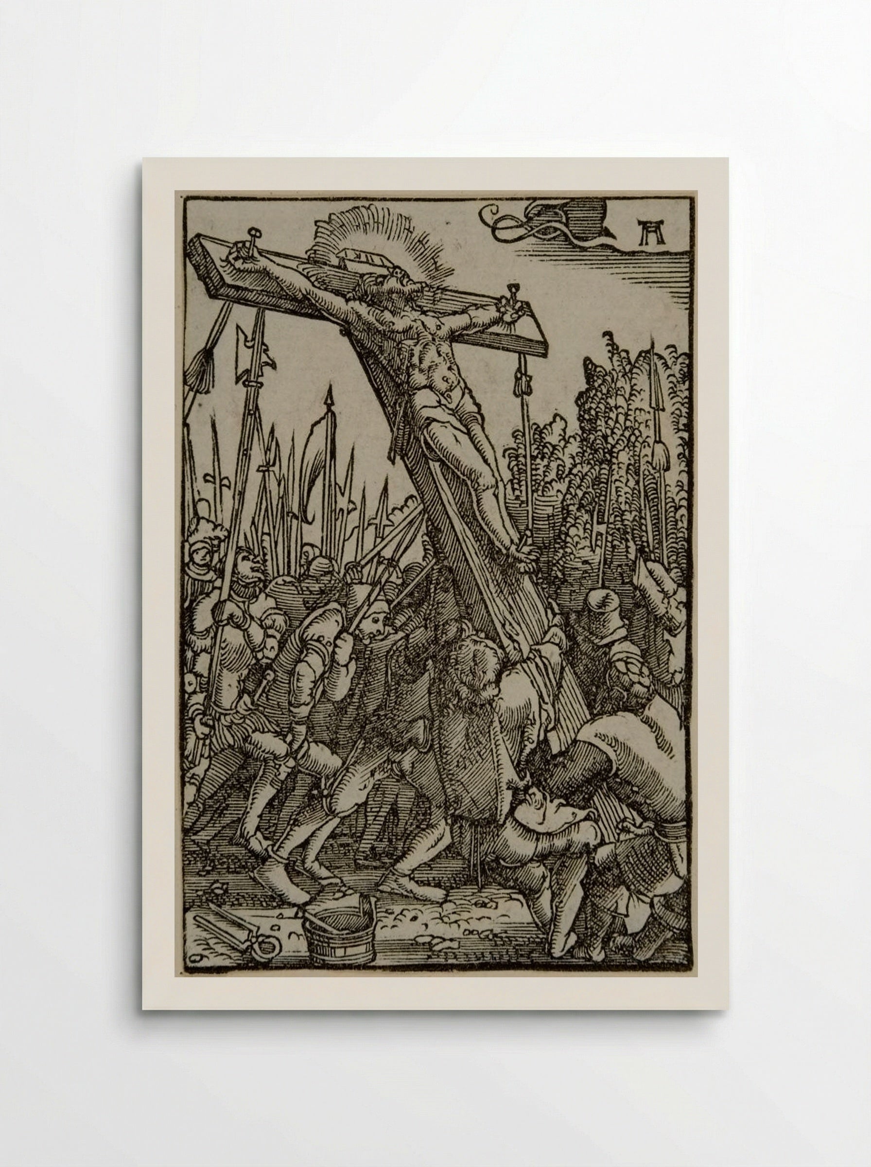 Raising of the Cross - Albrecht Altdorfer - Poster