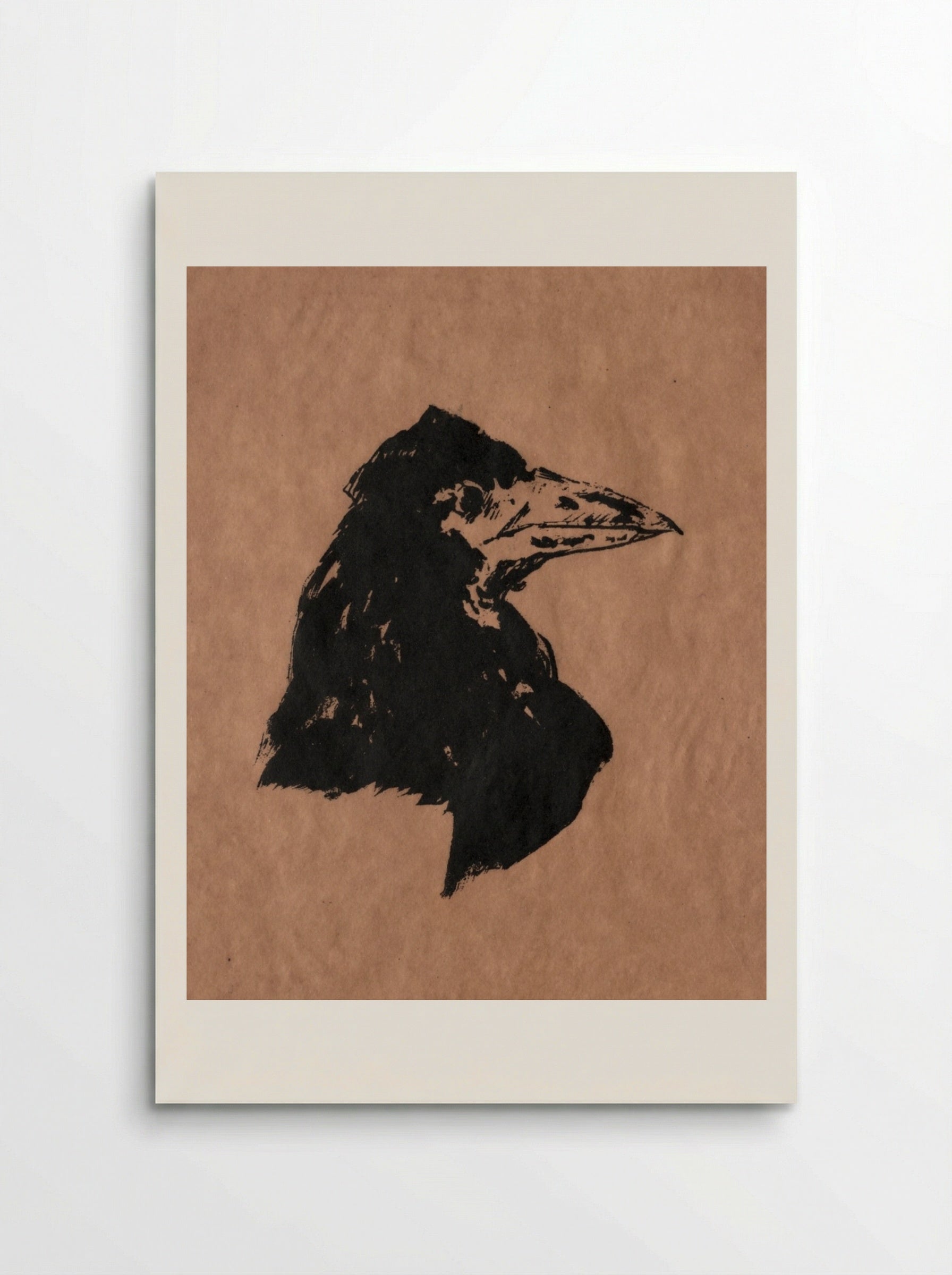 Raven's Head in Profile - Édouard Manet - Poster