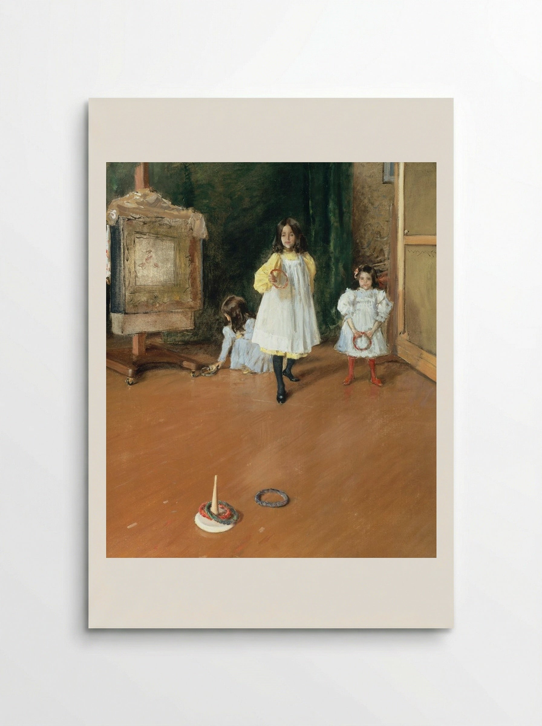 Ring Toss - William Merritt Chase - Poster