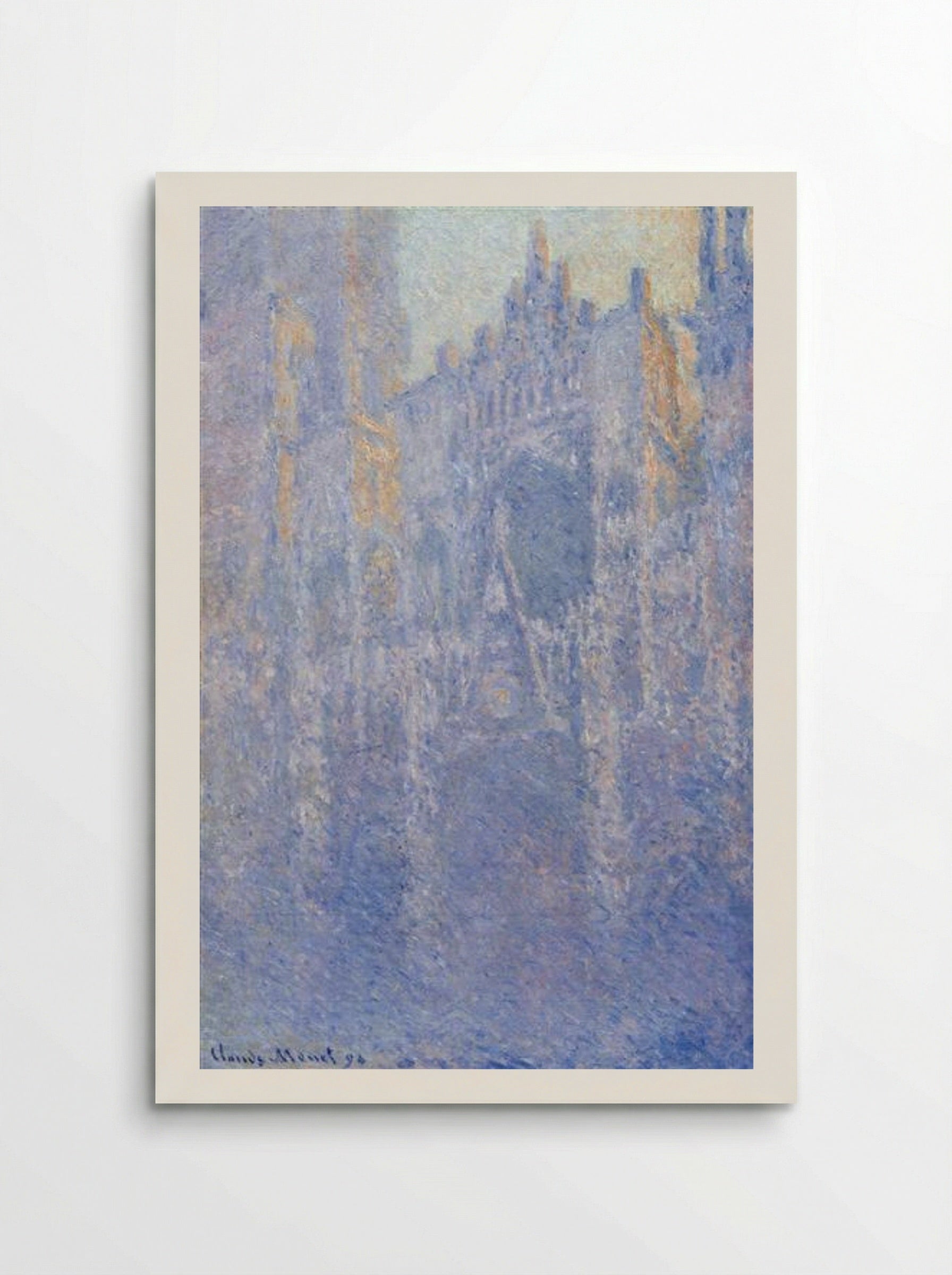 Rouen Cathedral, the Portal, Morning Fog - Claude Monet - Poster