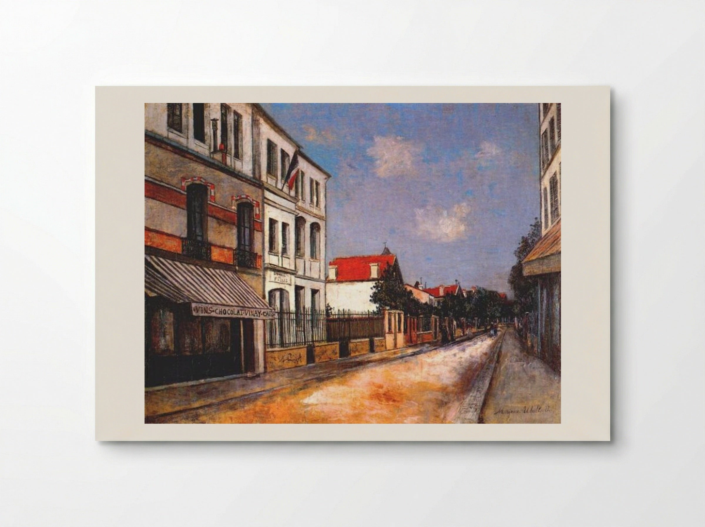 Rue d'Asnières - Maurice Utrillo - Poster