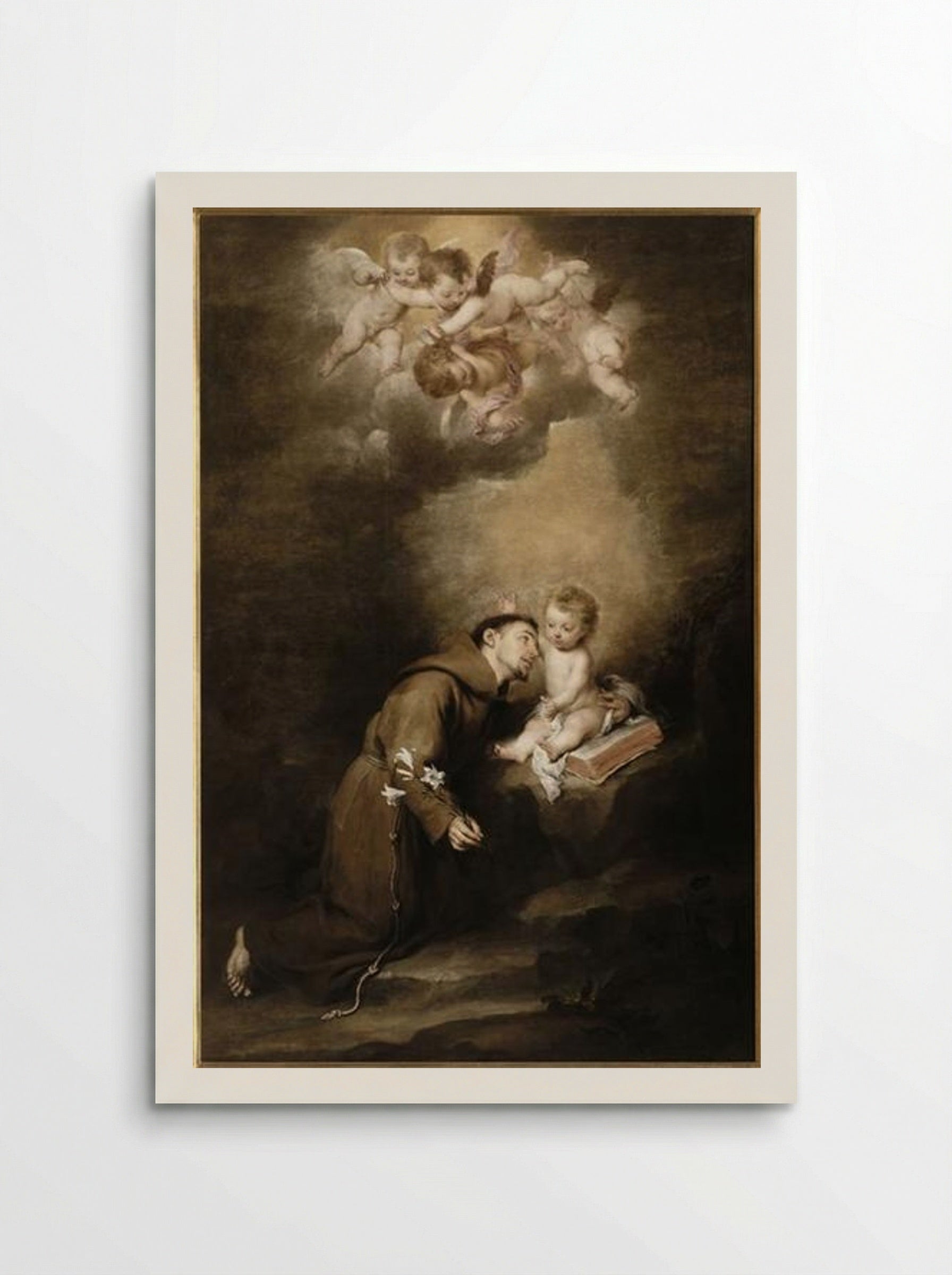 Saint Anthony of Padua and the Infant Jesus - Bartolomé Esteban Murillo - Poster