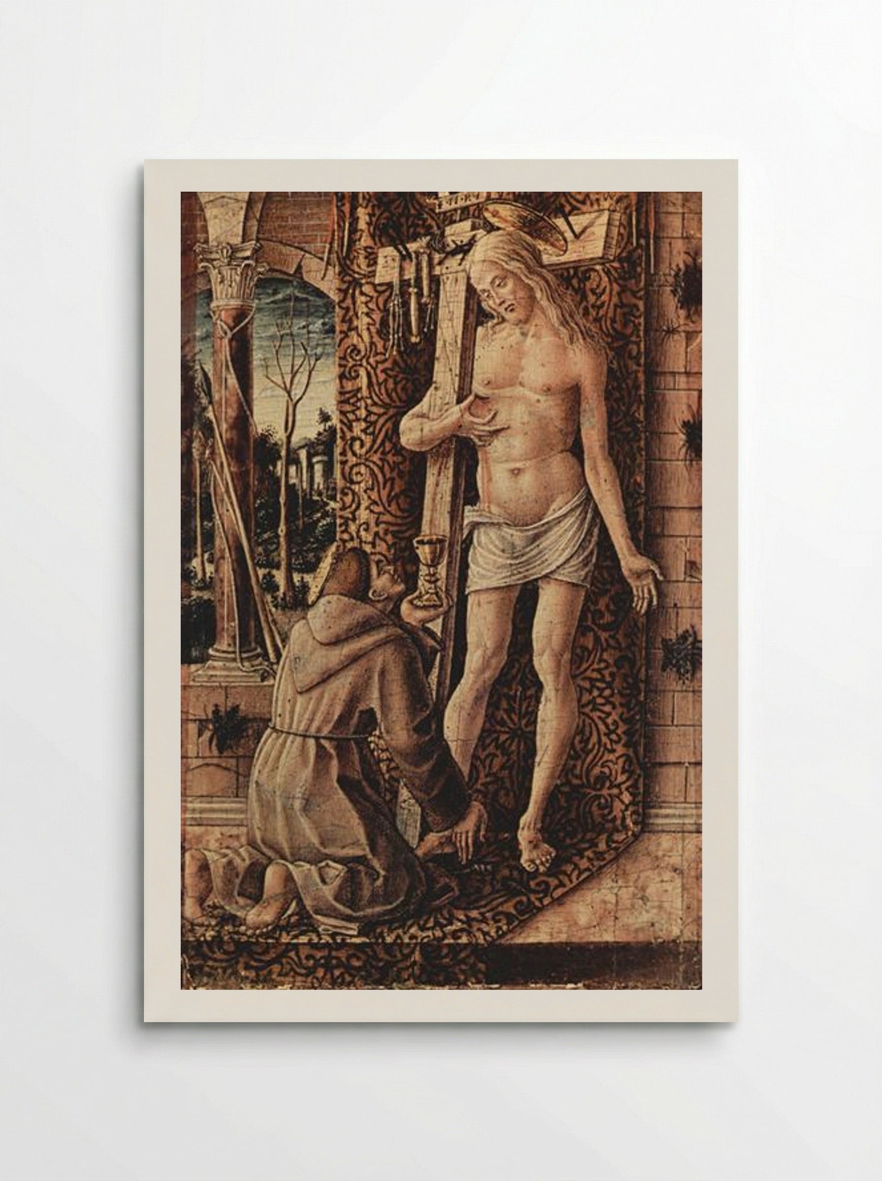 Saint Francis of Assisi and the Blood of Christ - Carlo Crivelli - Poster