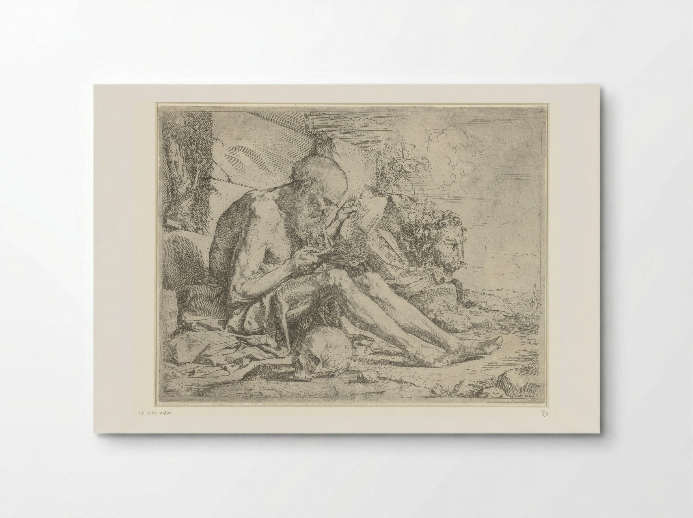 Saint Jerome Reading - Jusepe de Ribera - Poster