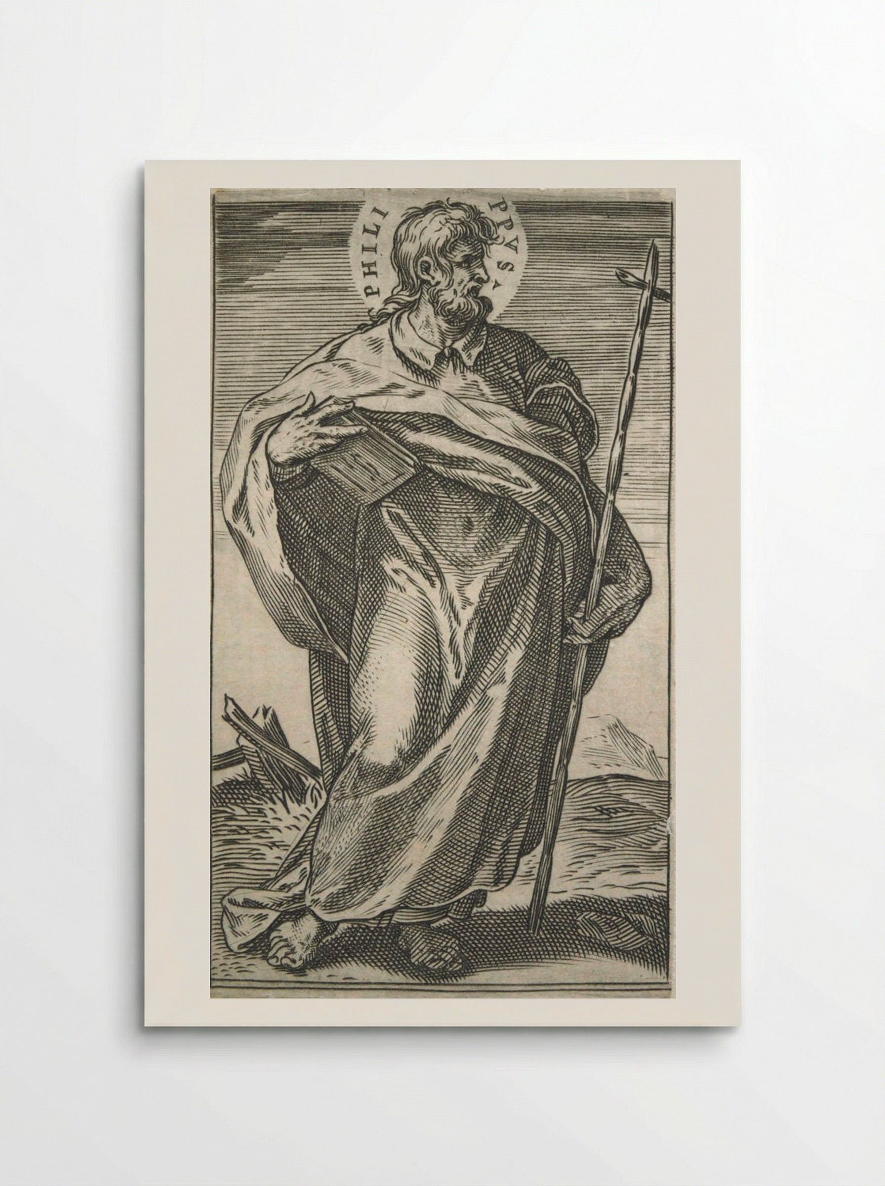Saint Philip - Agostino Carracci - Poster