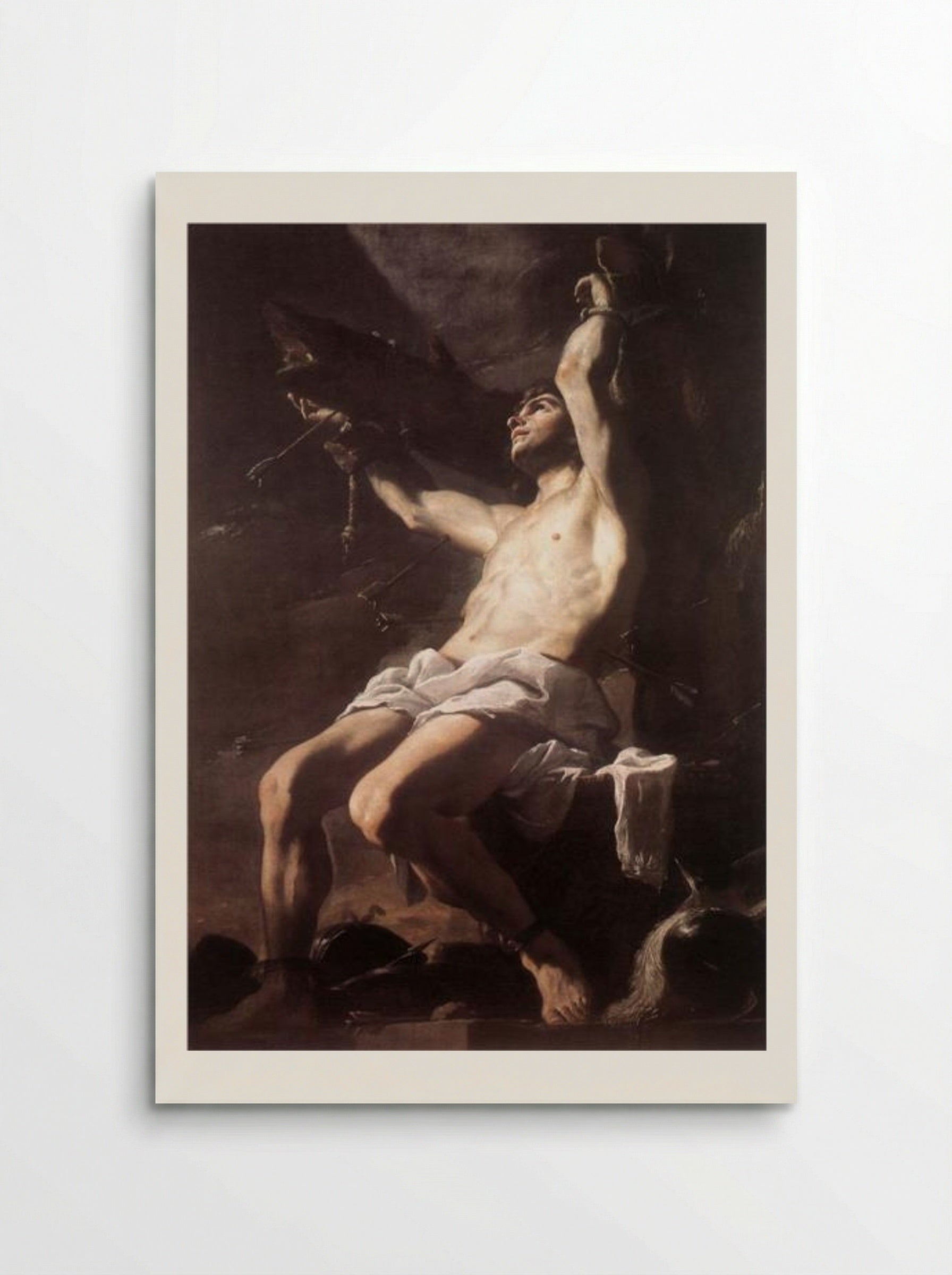 Saint Sebastian - Mattia Preti - Poster