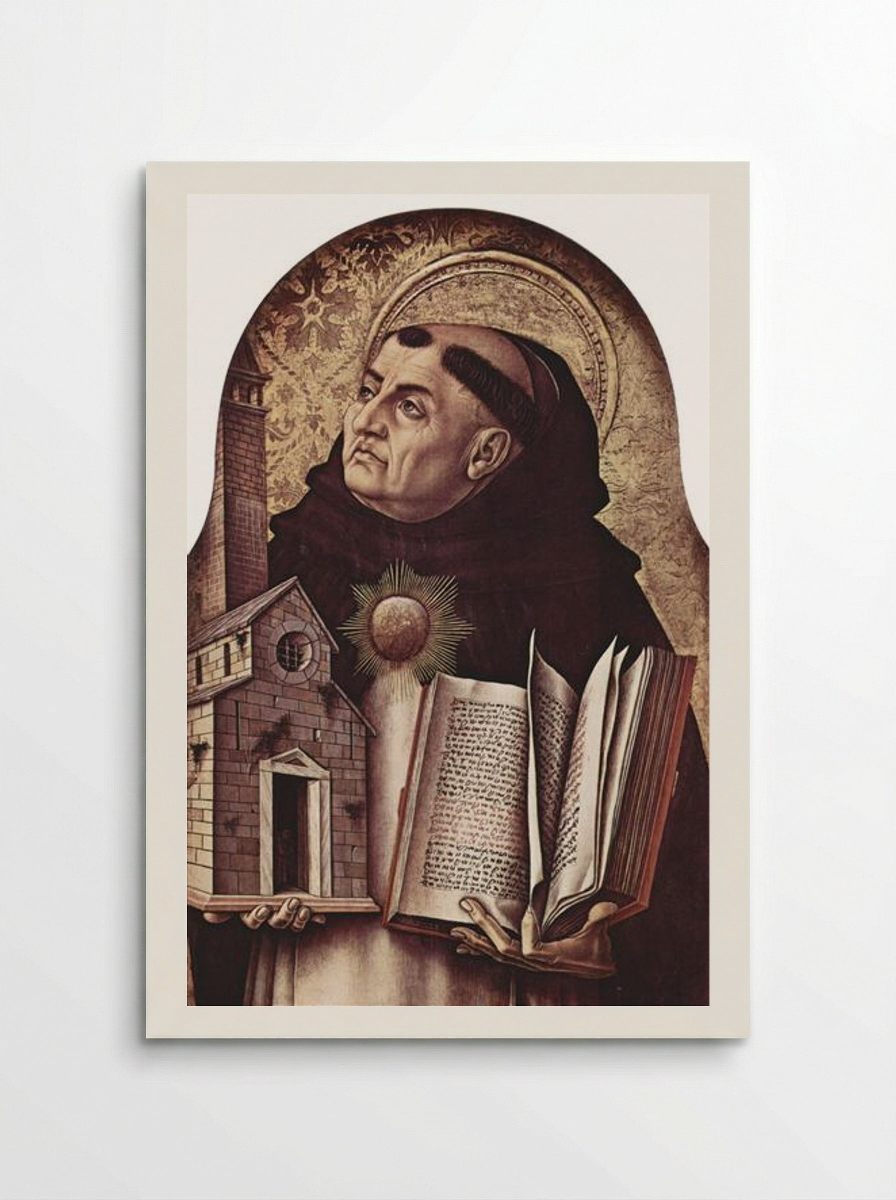 Saint Thomas Aquinas - Carlo Crivelli - Poster