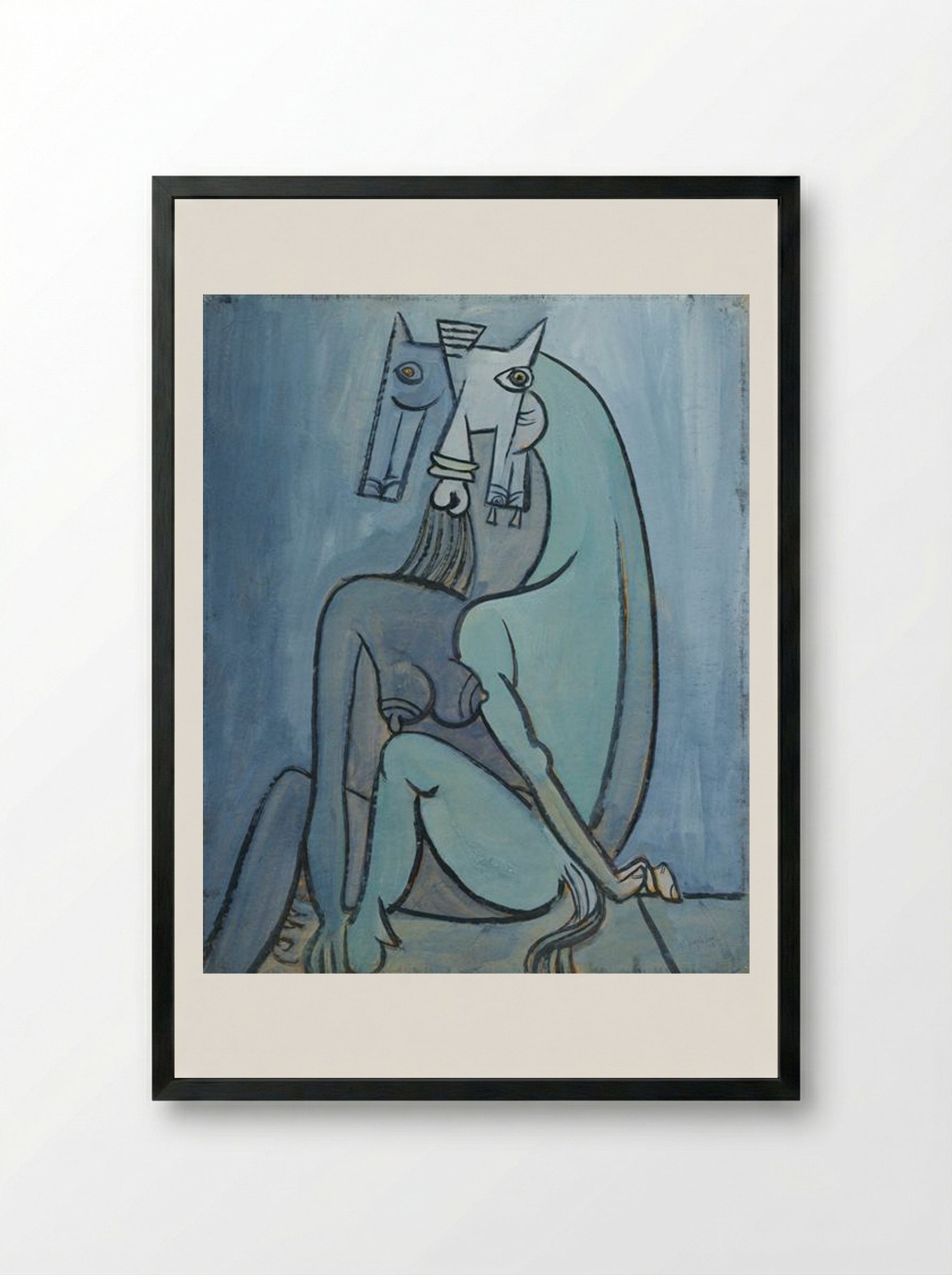 Satan - Wifredo Lam - Framed Print Black