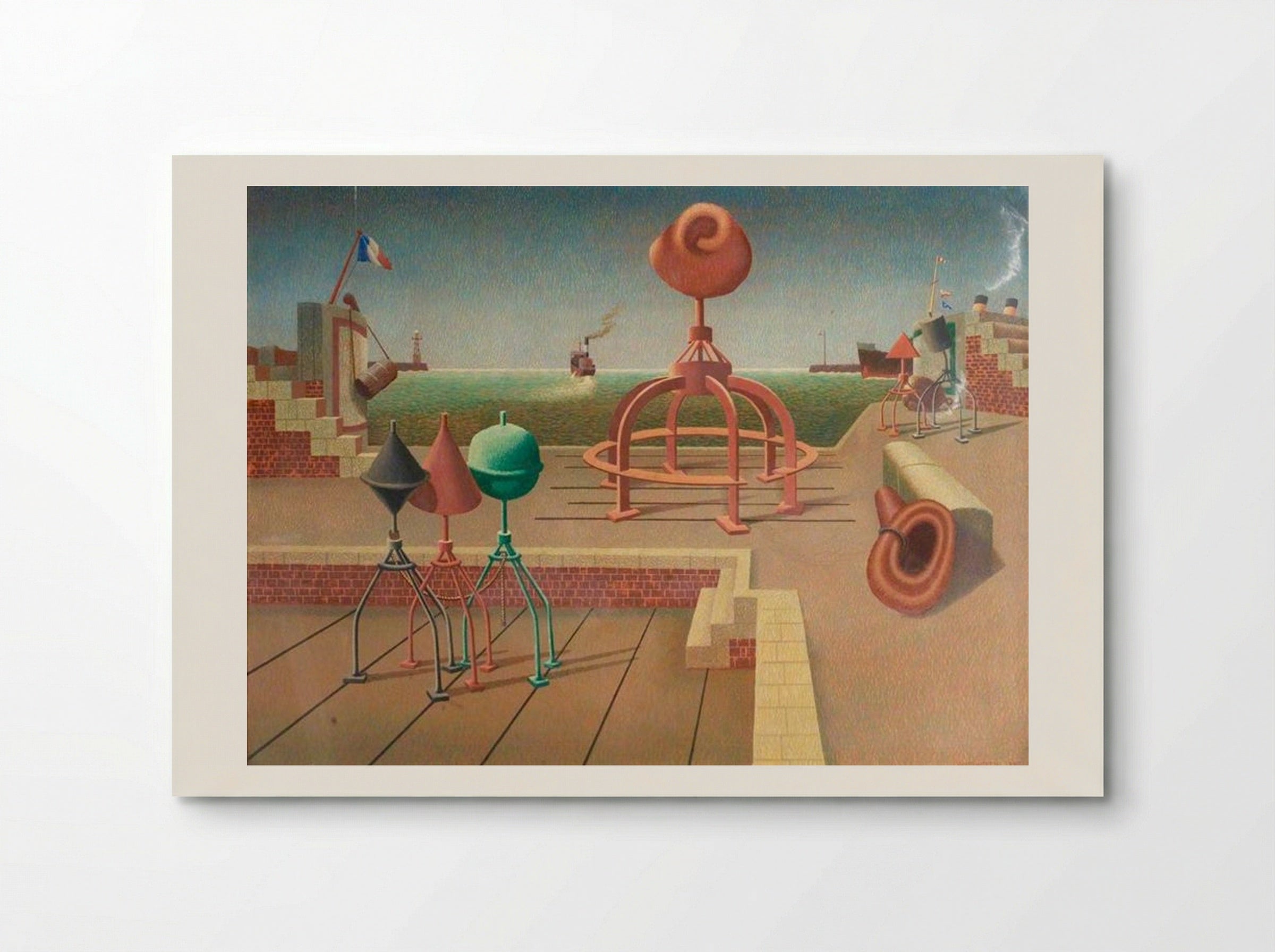 Satellitium - Edward Wadsworth - Poster