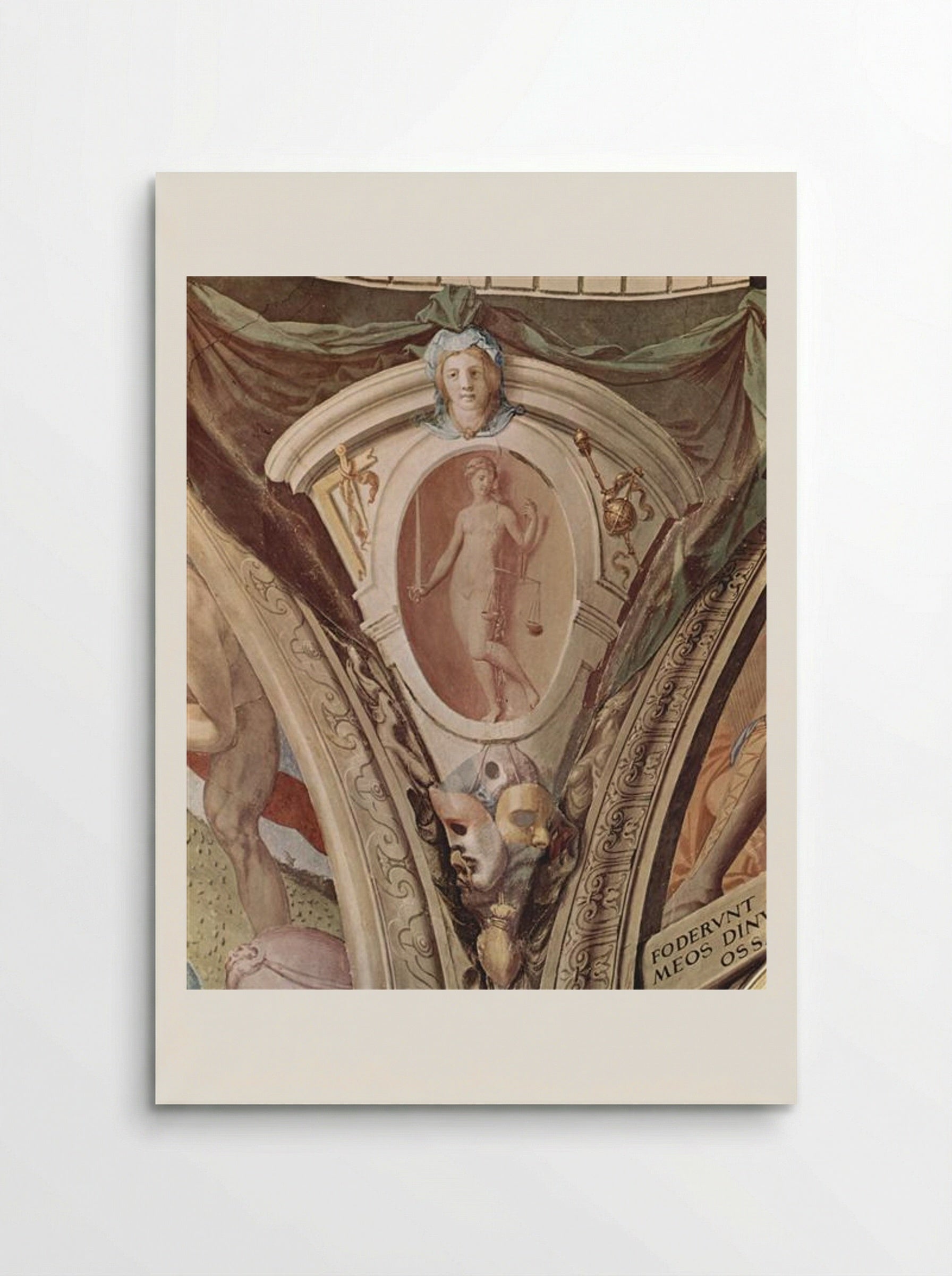 Scenes of Allegories of the Cardinal Virtues - Agnolo Bronzino - Poster