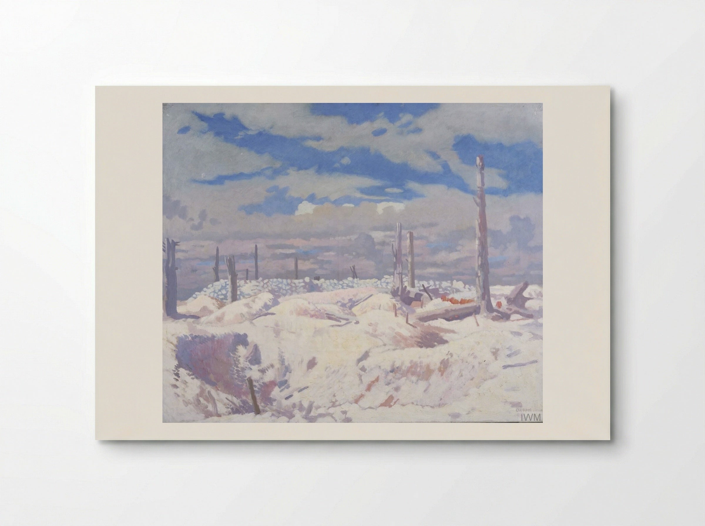 Schwaben Redoubt - William Orpen - Poster