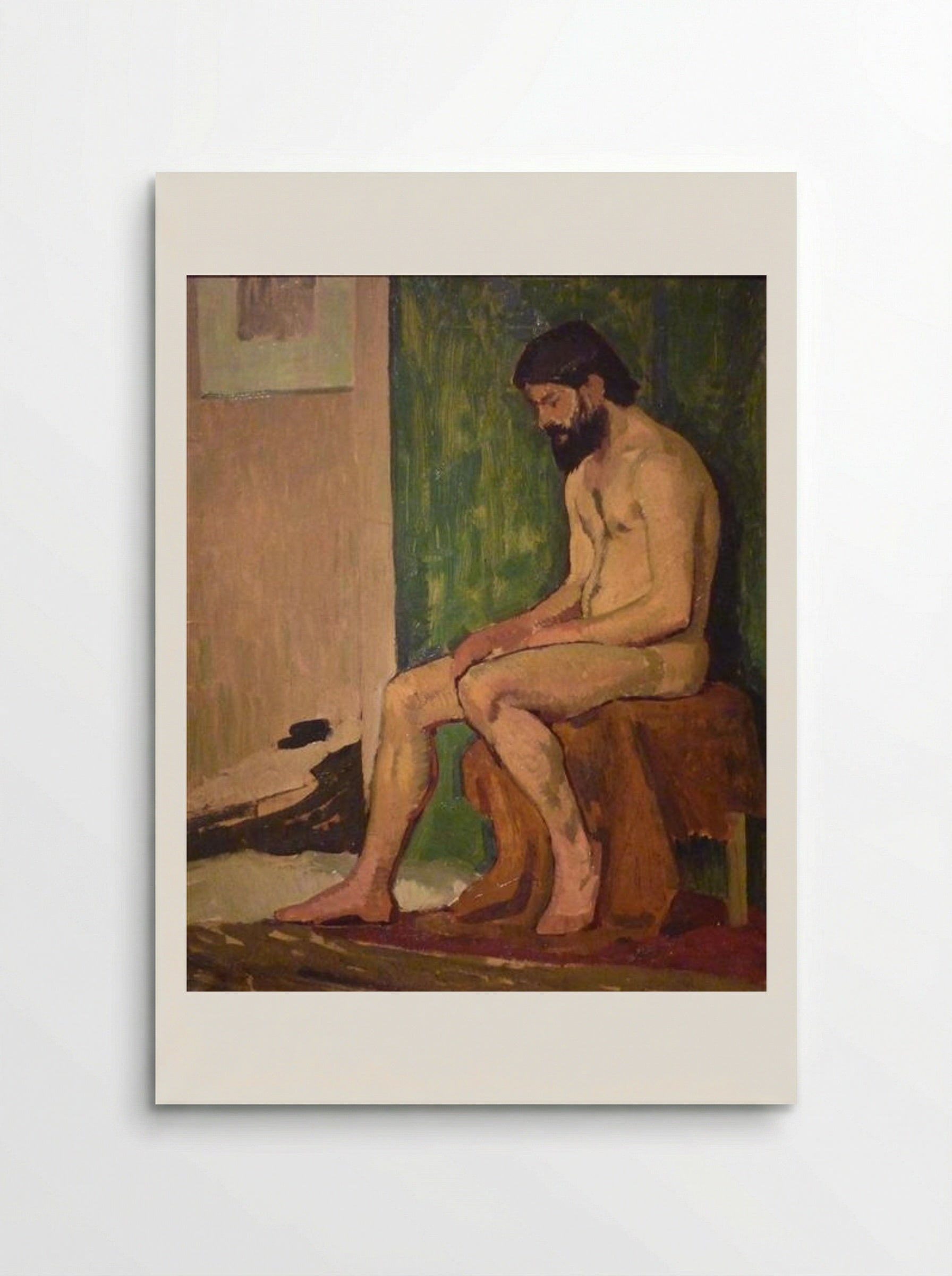 Seated Bearded Man (Roger de La Fresnaye) - Roger de La Fresnaye - Poster