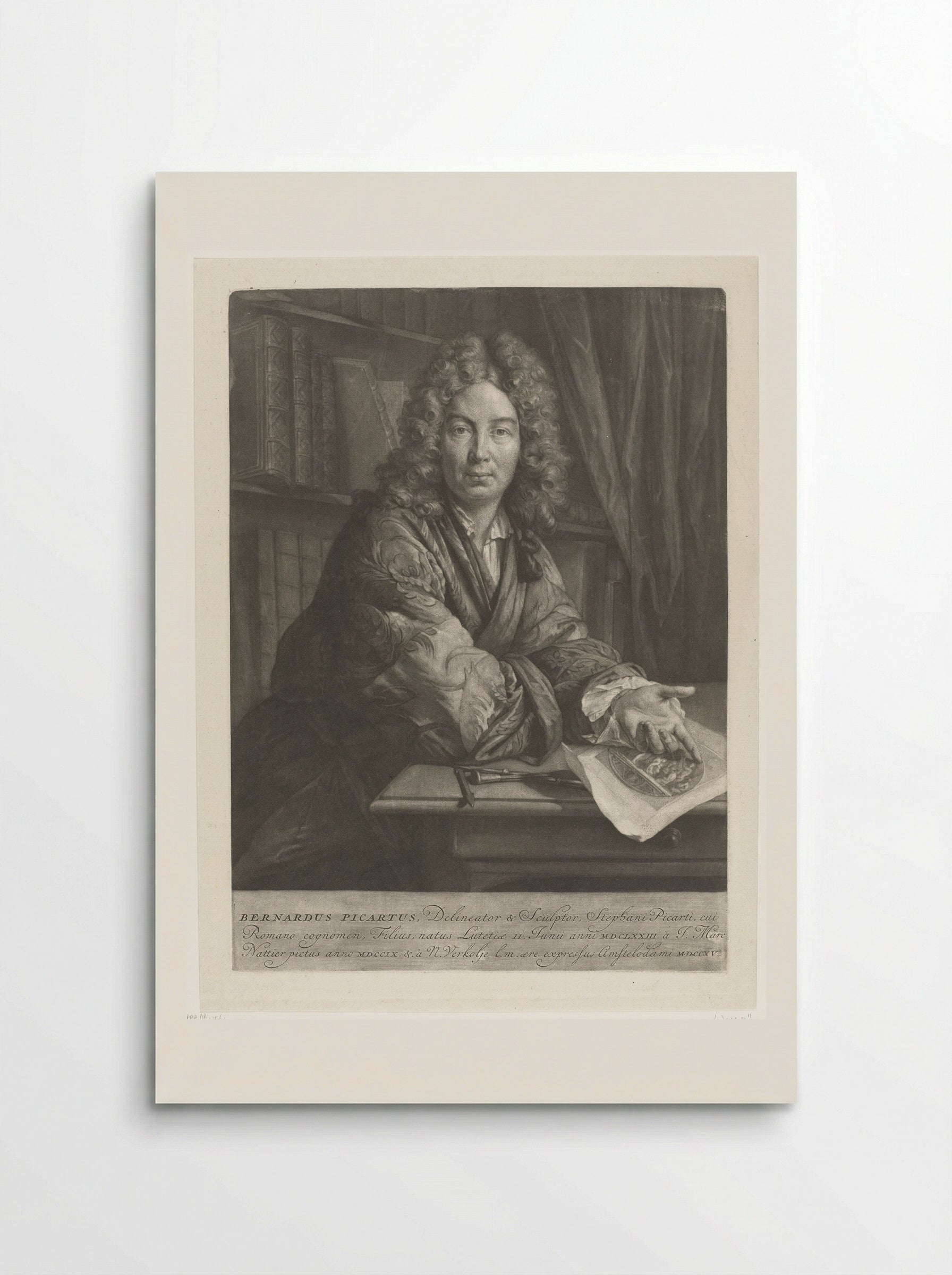 Self-Portrait of Bernard Picart - Bernard Picart - Poster