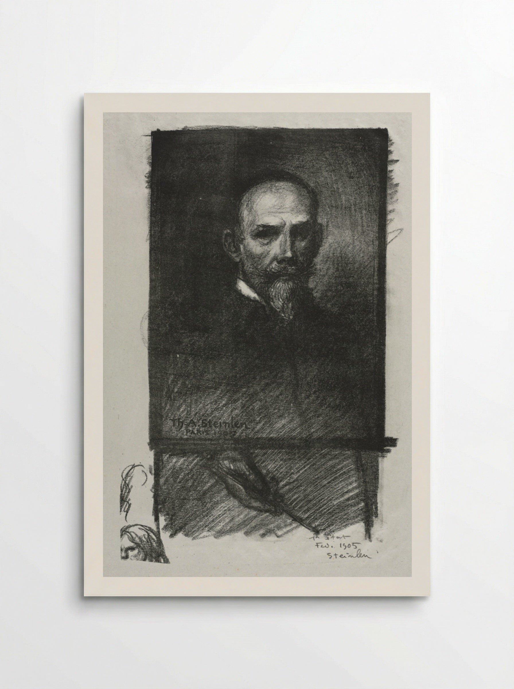 Self-Portrait - Théophile Alexandre Steinlen - Poster