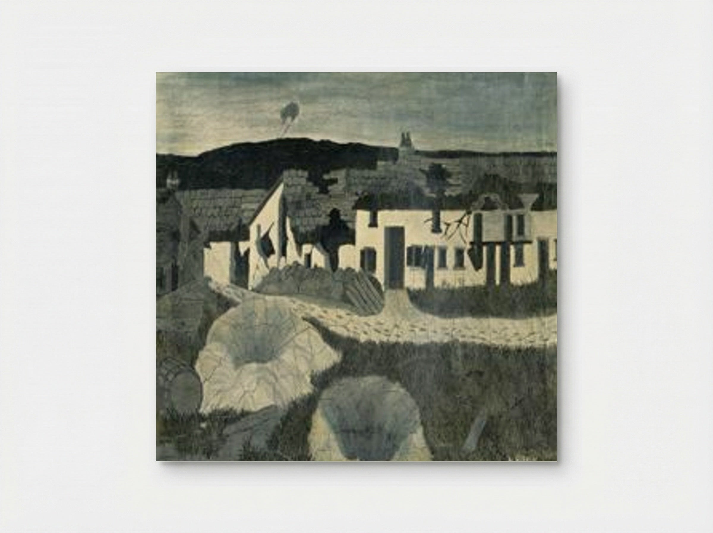 Shell Holes And Observation Balloon, Champagne Sector - Horace Pippin - Poster