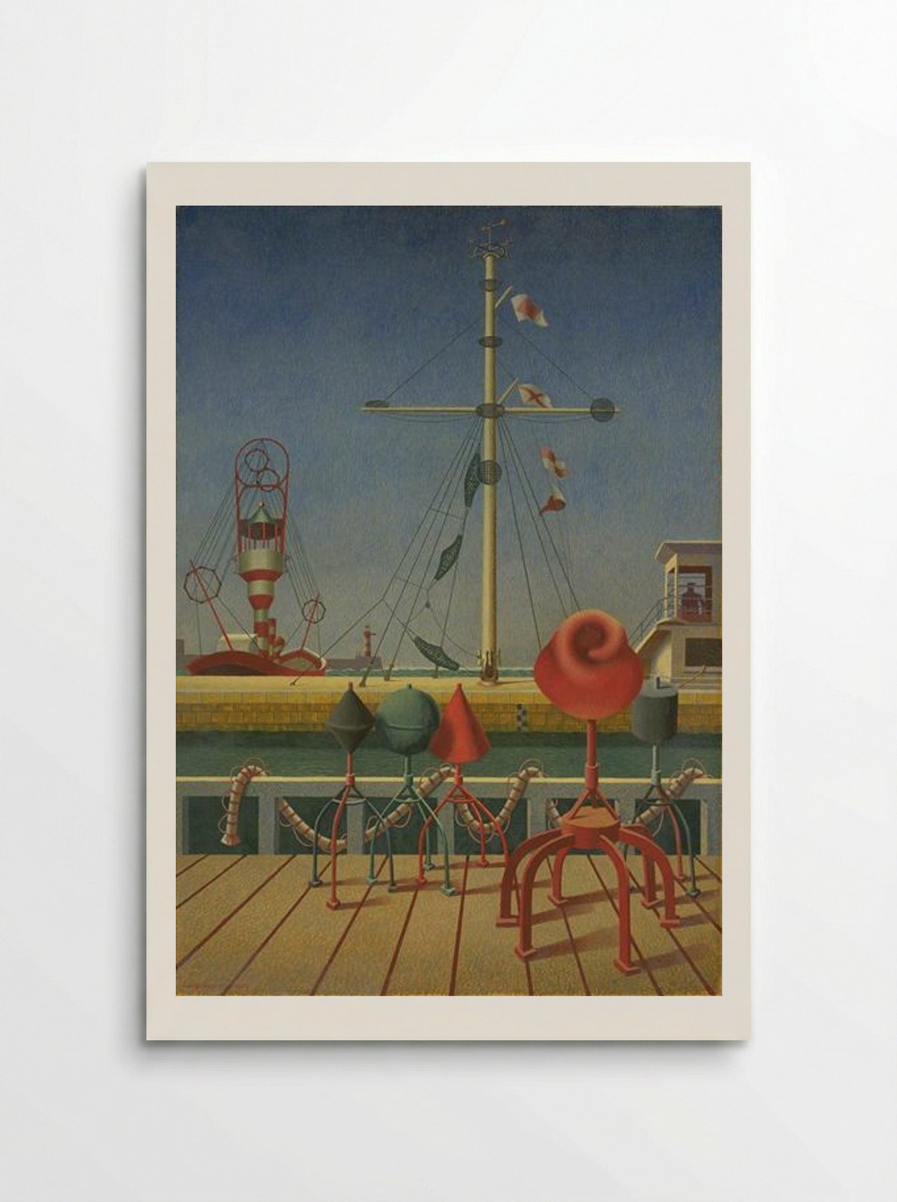 Signals - Edward Wadsworth - Poster