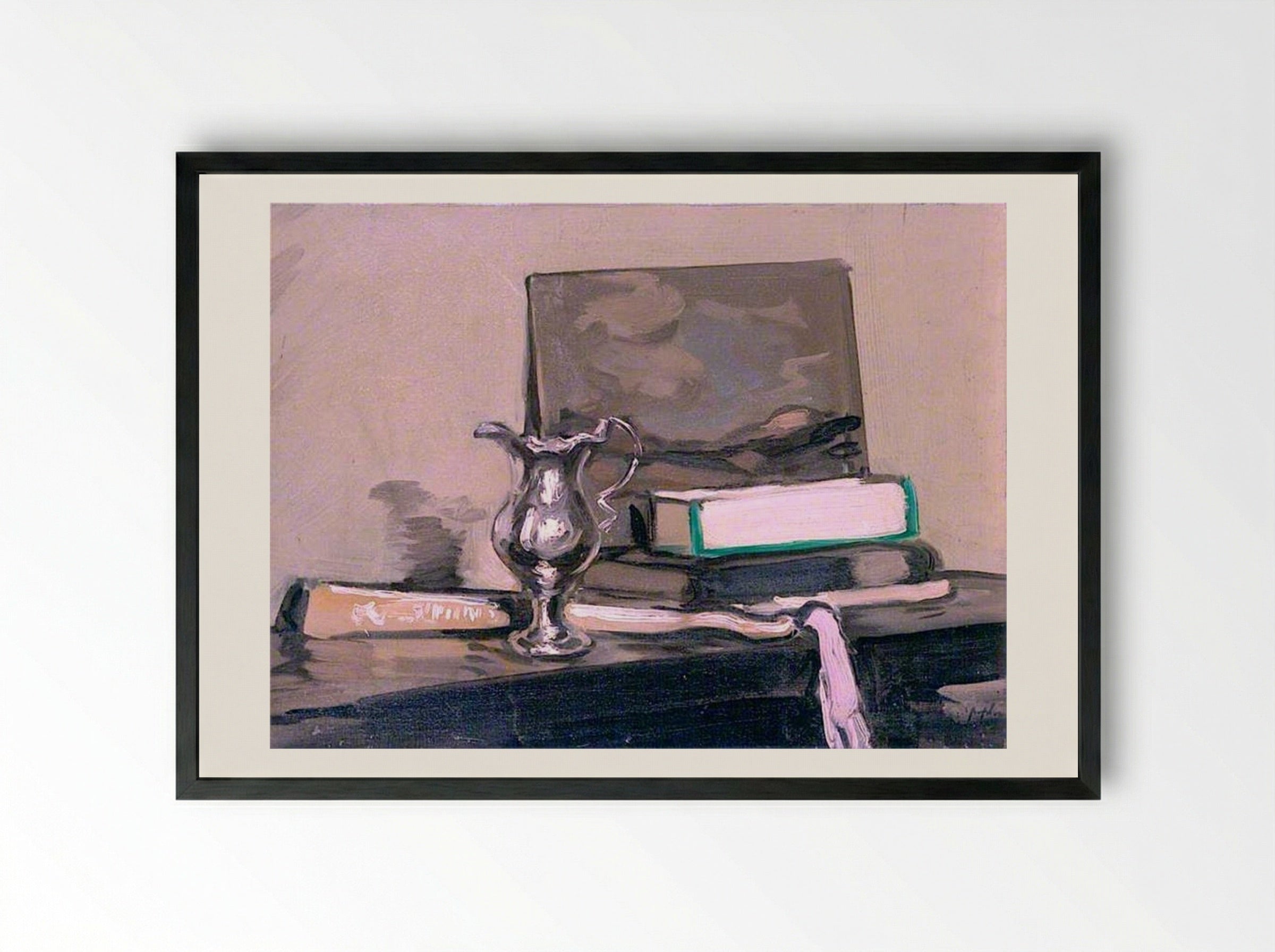 Souvenir - Samuel Peploe - Framed Print Black