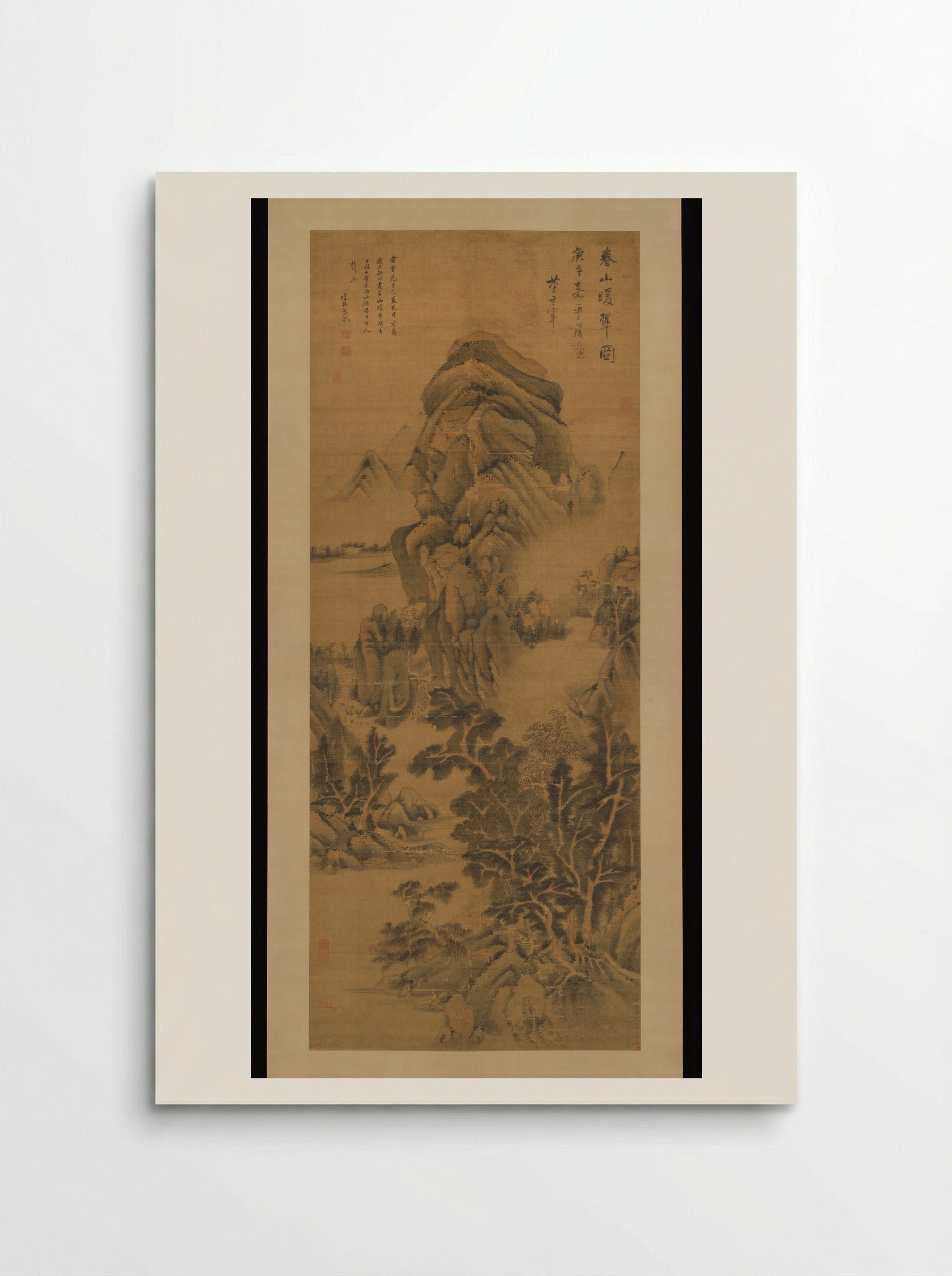 Spring Mountains over Warm Greenery - Dong Qichang - Poster