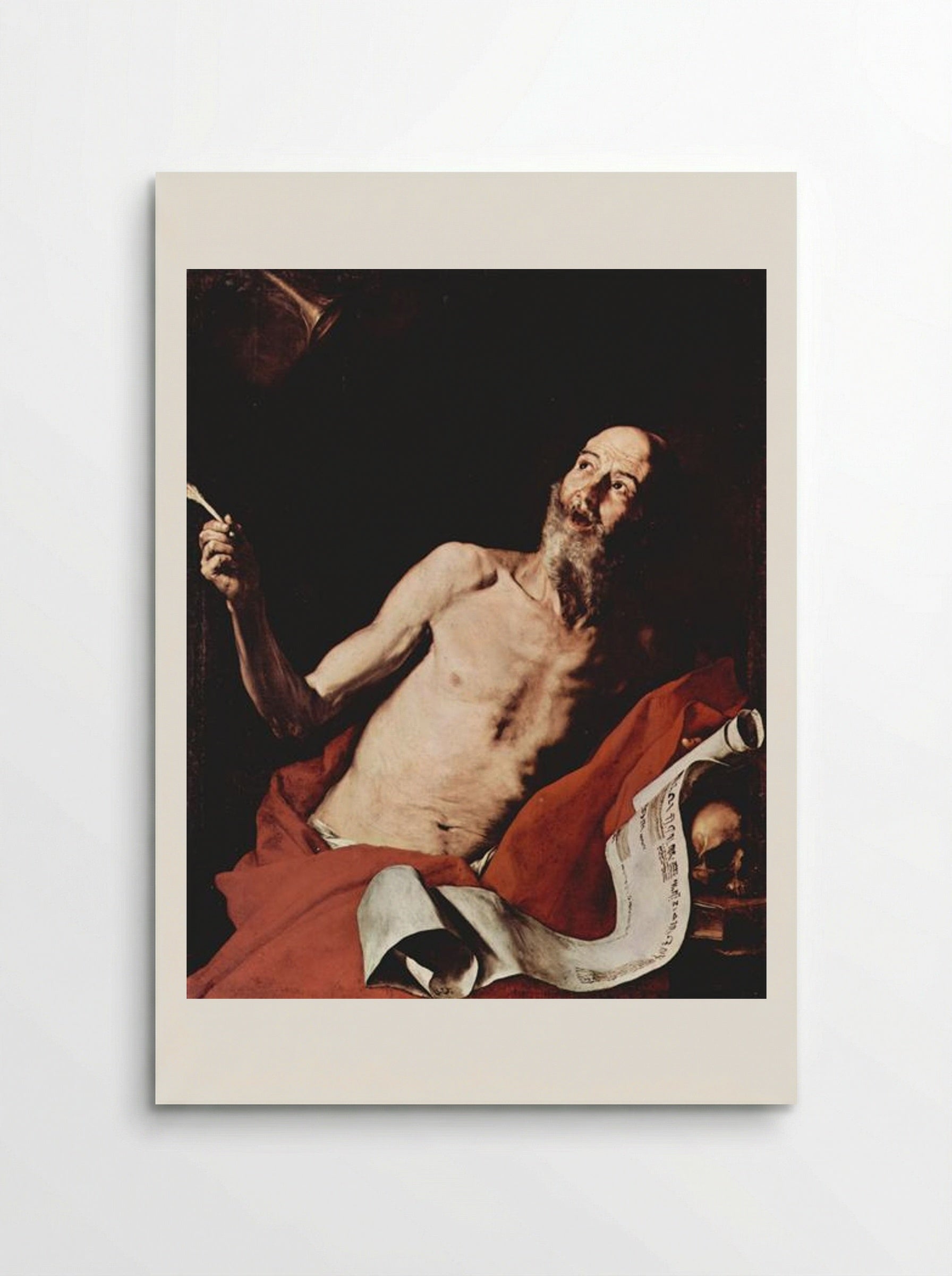 St. Jerome and the Trumpet of Doom - Jusepe de Ribera - Poster