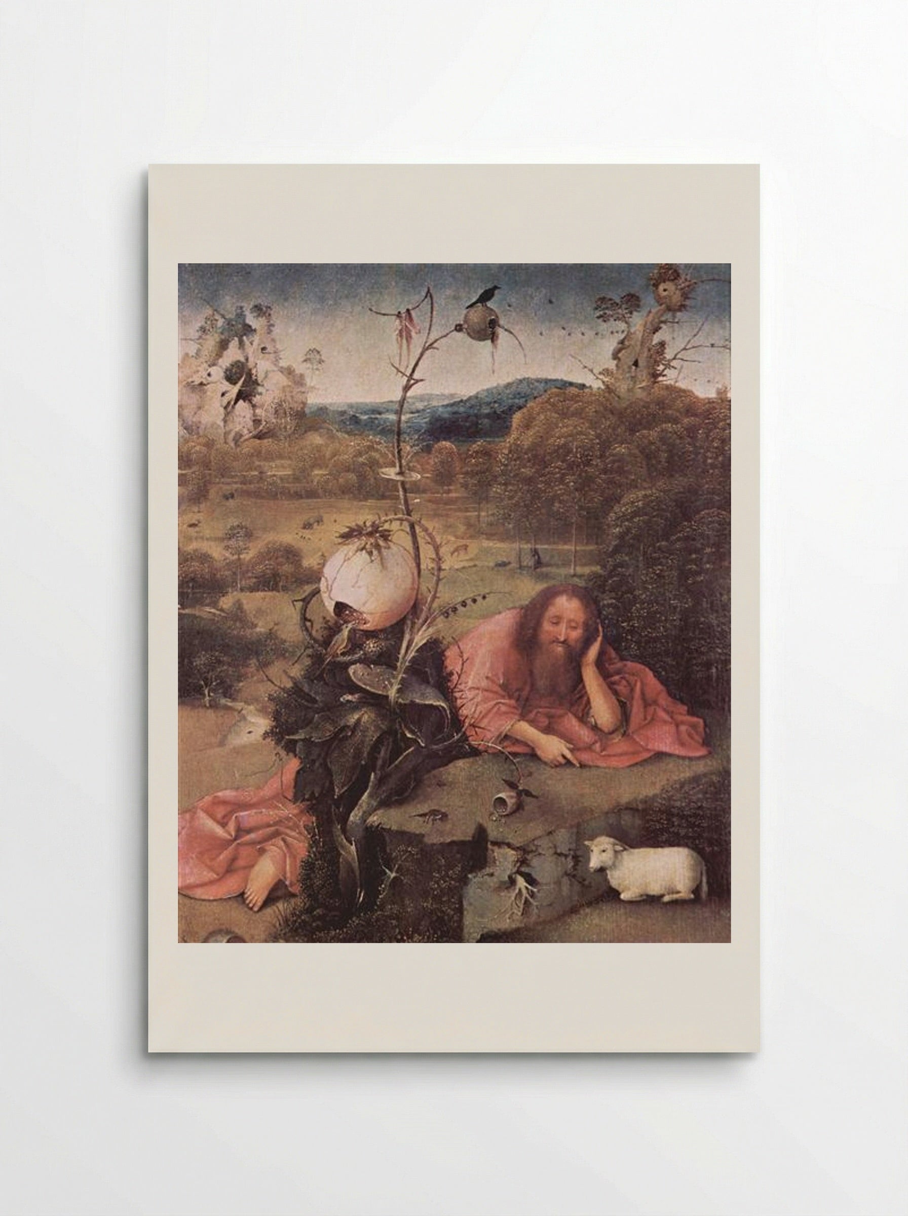 St. John the Baptist in Meditation - Hieronymus Bosch - Poster