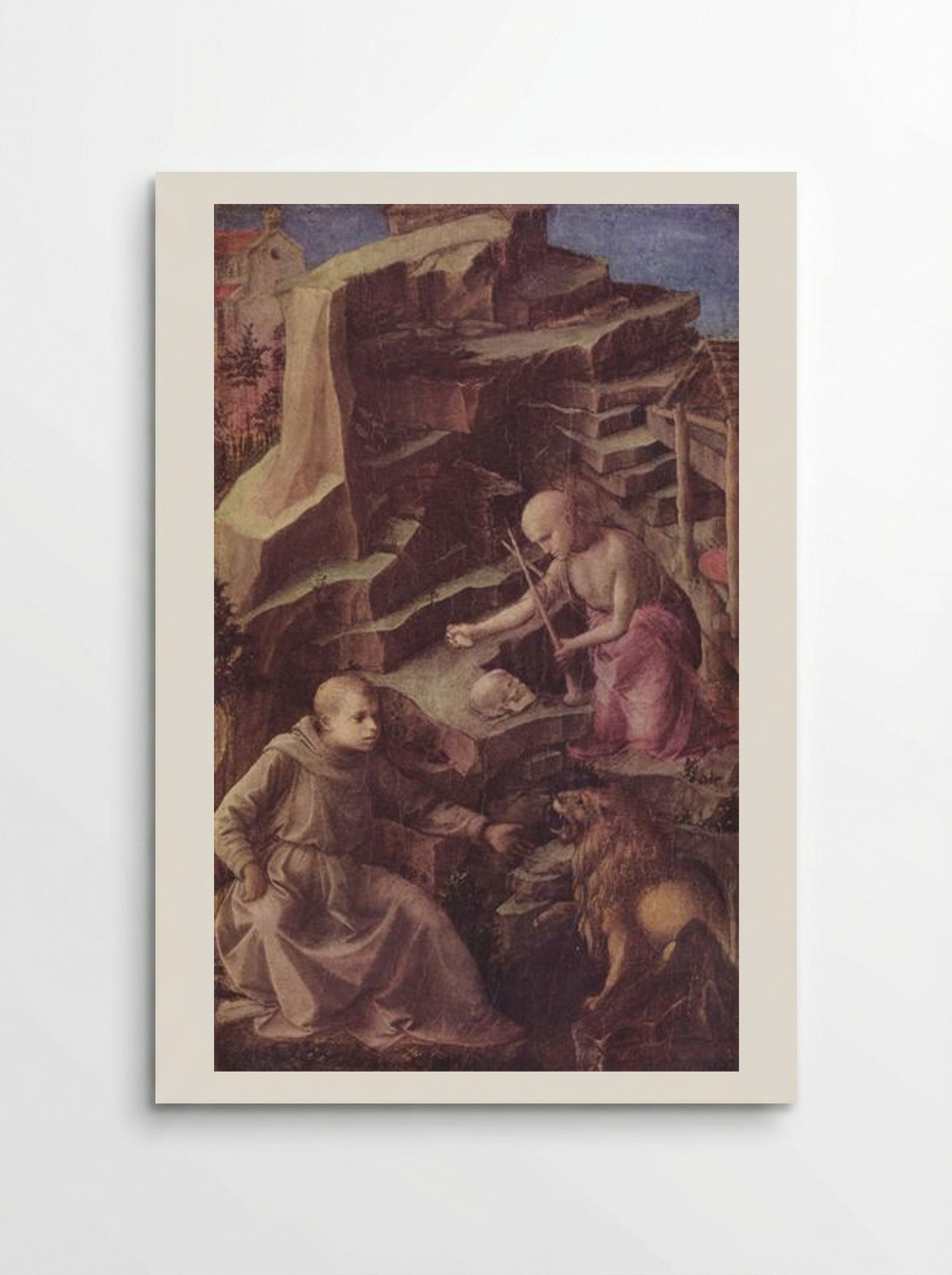 St. Jerome in the Desert - Filippo Lippi - Poster