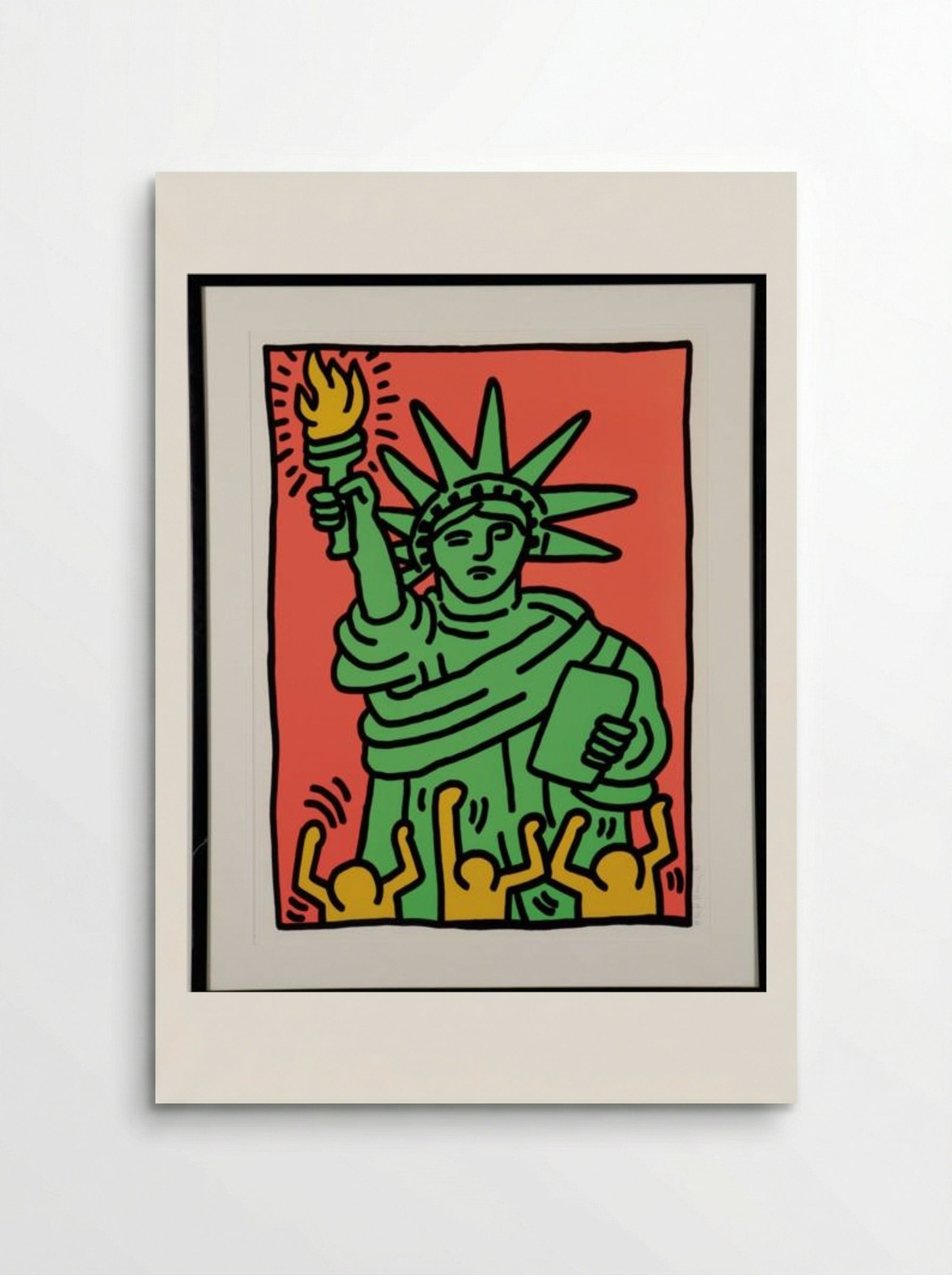 Statue of Liberty - Keith Haring - Poster