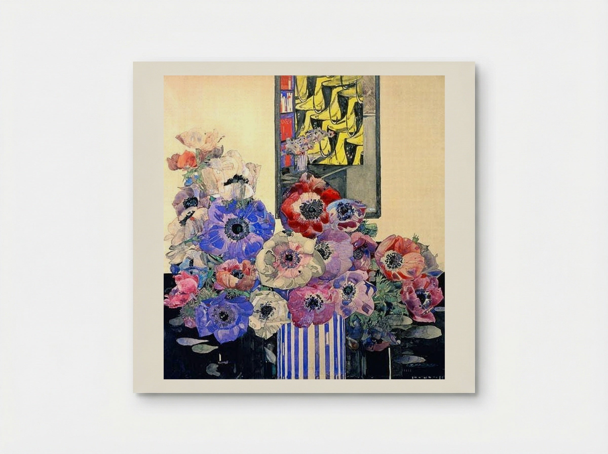 Still Life of Anemones - Charles Rennie Mackintosh - Poster