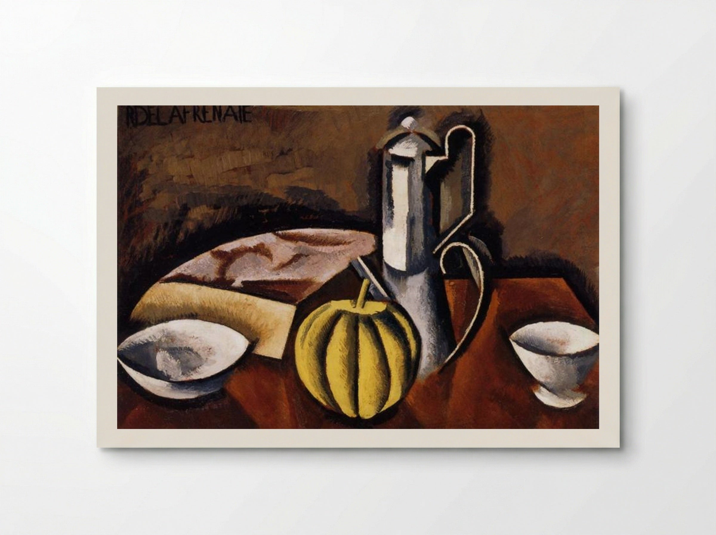 Still Life with Coffee Pot and Melon - Roger de La Fresnaye - Poster